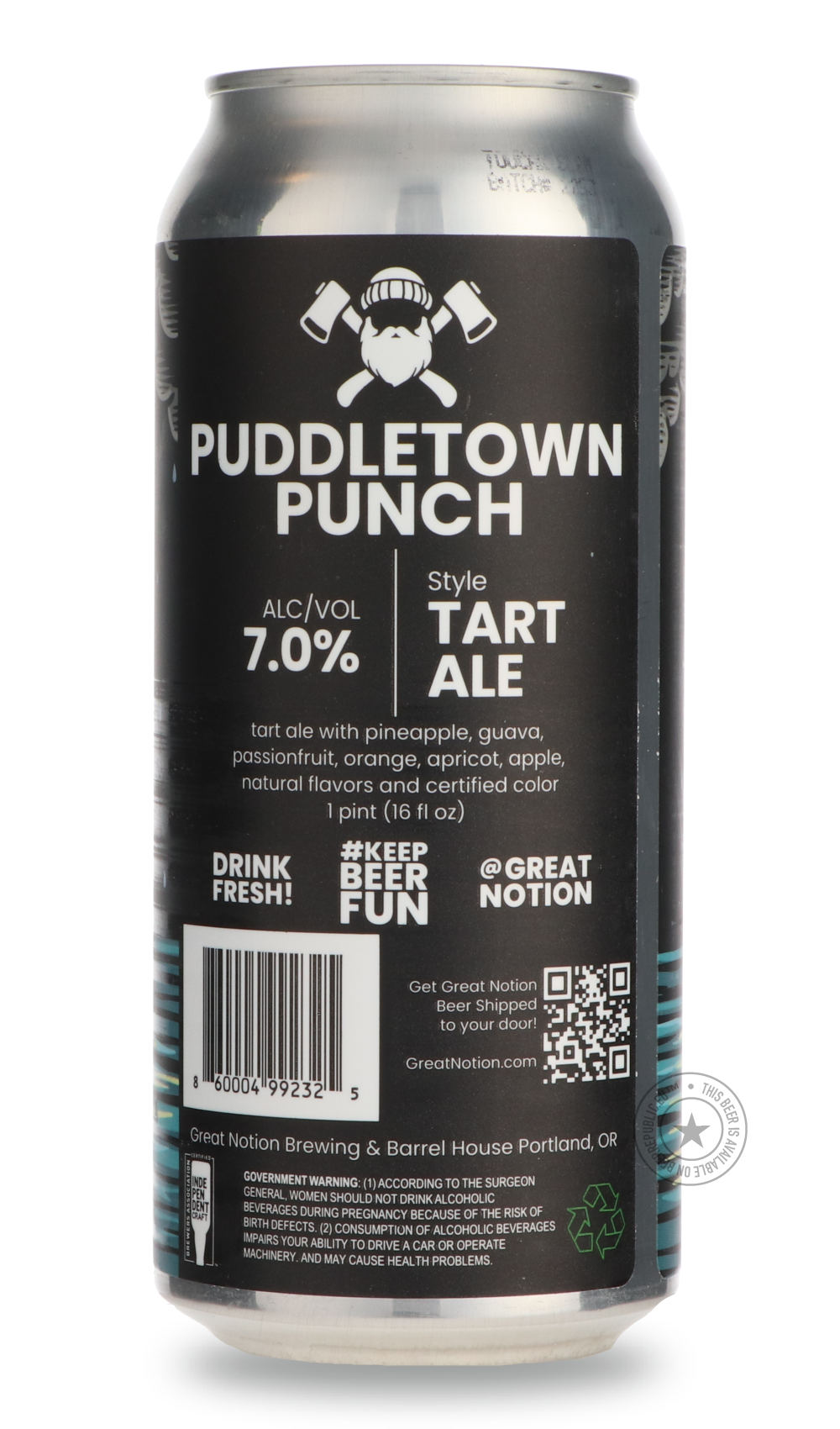 -Great Notion- Puddletown Punch-Sour / Wild & Fruity- Only @ Beer Republic - The best online beer store for American & Canadian craft beer - Buy beer online from the USA and Canada - Bier online kopen - Amerikaans bier kopen - Craft beer store - Craft beer kopen - Amerikanisch bier kaufen - Bier online kaufen - Acheter biere online - IPA - Stout - Porter - New England IPA - Hazy IPA - Imperial Stout - Barrel Aged - Barrel Aged Imperial Stout - Brown - Dark beer - Blond - Blonde - Pilsner - Lager - Wheat - W