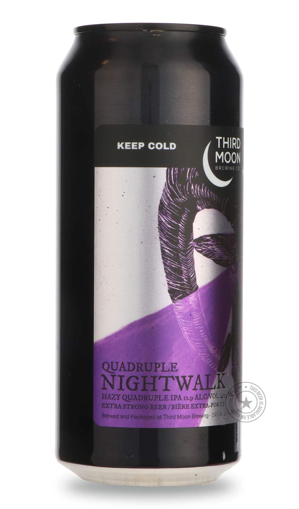 -Third Moon- Quadruple Nightwalk-IPA- Only @ Beer Republic - The best online beer store for American & Canadian craft beer - Buy beer online from the USA and Canada - Bier online kopen - Amerikaans bier kopen - Craft beer store - Craft beer kopen - Amerikanisch bier kaufen - Bier online kaufen - Acheter biere online - IPA - Stout - Porter - New England IPA - Hazy IPA - Imperial Stout - Barrel Aged - Barrel Aged Imperial Stout - Brown - Dark beer - Blond - Blonde - Pilsner - Lager - Wheat - Weizen - Amber -