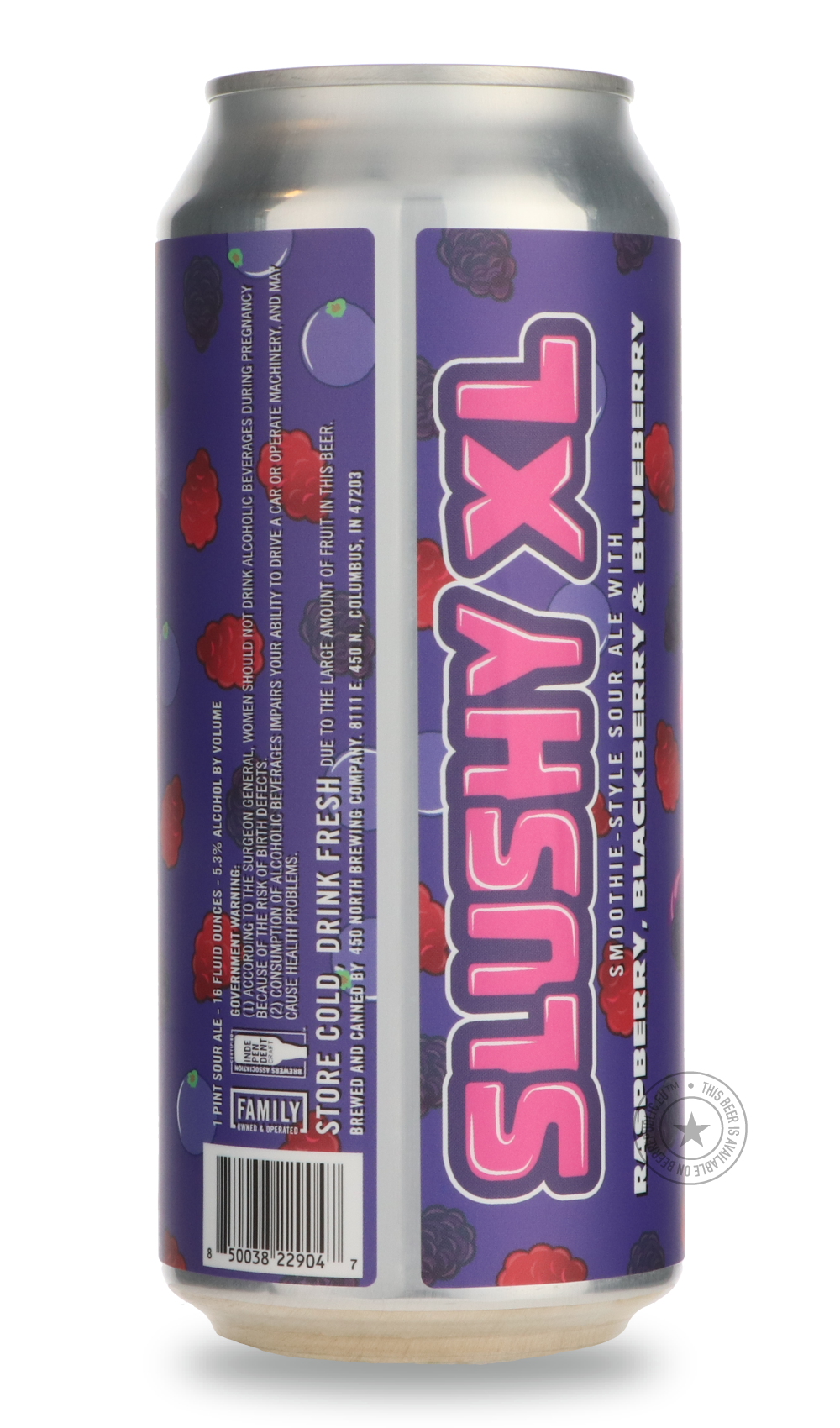 450 North- SLUSHY XL Triple Berry-Sour / Wild & Fruity- Only @ Beer Republic - The best online beer store for American & Canadian craft beer - Buy beer online from the USA and Canada - Bier online kopen - Amerikaans bier kopen - Craft beer store - Craft beer kopen - Amerikanisch bier kaufen - Bier online kaufen - Acheter biere online - IPA - Stout - Porter - New England IPA - Hazy IPA - Imperial Stout - Barrel Aged - Barrel Aged Imperial Stout - Brown - Dark beer - Blond - Blonde - Pilsner - Lager - Wheat -