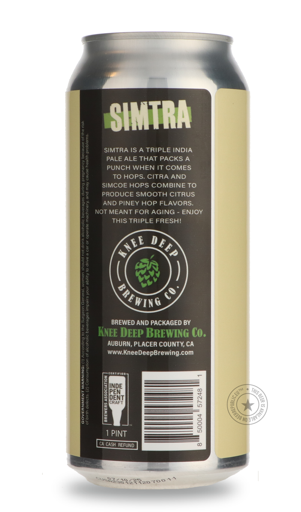 -Knee Deep- Simtra-IPA- Only @ Beer Republic - The best online beer store for American & Canadian craft beer - Buy beer online from the USA and Canada - Bier online kopen - Amerikaans bier kopen - Craft beer store - Craft beer kopen - Amerikanisch bier kaufen - Bier online kaufen - Acheter biere online - IPA - Stout - Porter - New England IPA - Hazy IPA - Imperial Stout - Barrel Aged - Barrel Aged Imperial Stout - Brown - Dark beer - Blond - Blonde - Pilsner - Lager - Wheat - Weizen - Amber - Barley Wine -