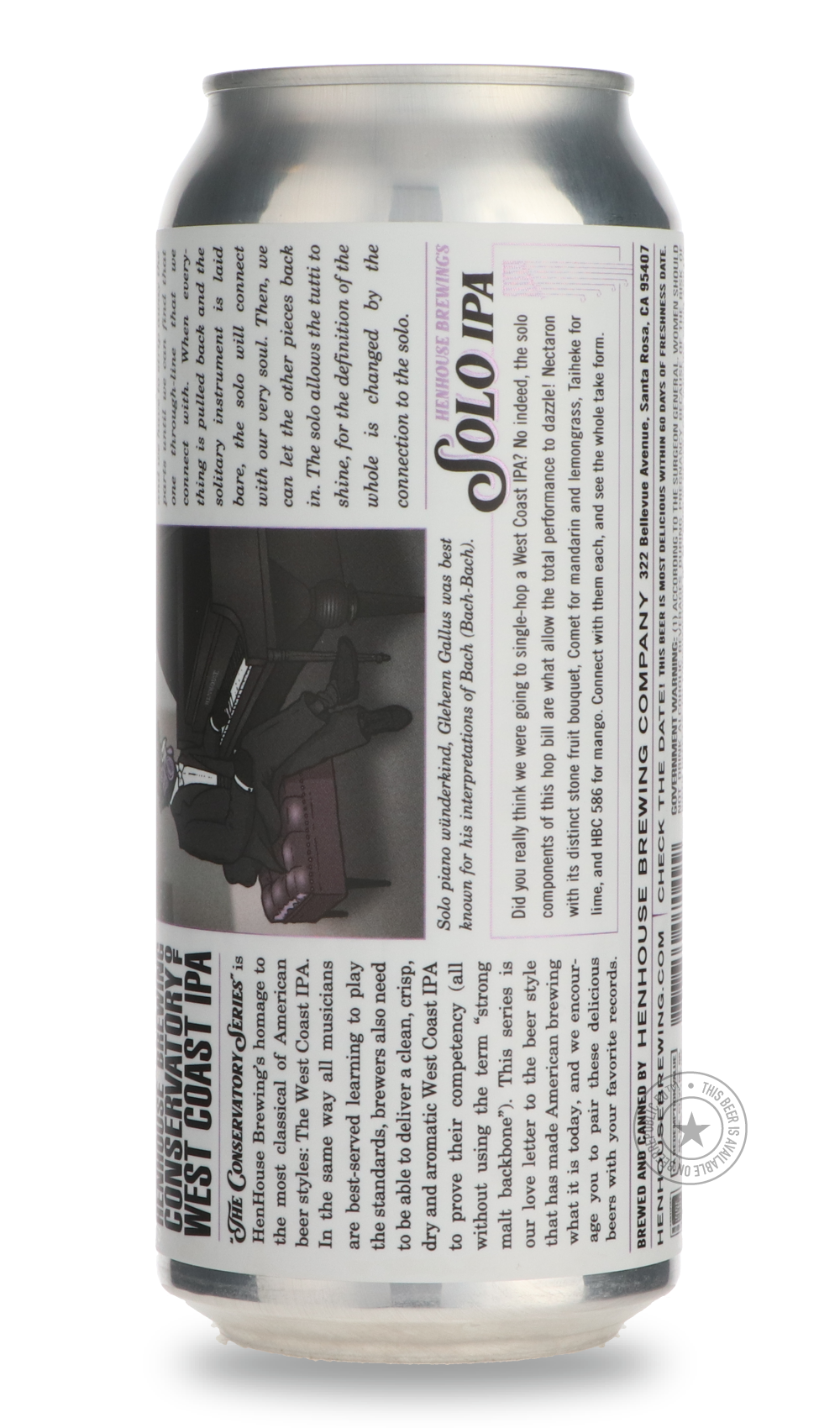 -HenHouse- Solo-IPA- Only @ Beer Republic - The best online beer store for American & Canadian craft beer - Buy beer online from the USA and Canada - Bier online kopen - Amerikaans bier kopen - Craft beer store - Craft beer kopen - Amerikanisch bier kaufen - Bier online kaufen - Acheter biere online - IPA - Stout - Porter - New England IPA - Hazy IPA - Imperial Stout - Barrel Aged - Barrel Aged Imperial Stout - Brown - Dark beer - Blond - Blonde - Pilsner - Lager - Wheat - Weizen - Amber - Barley Wine - Qua