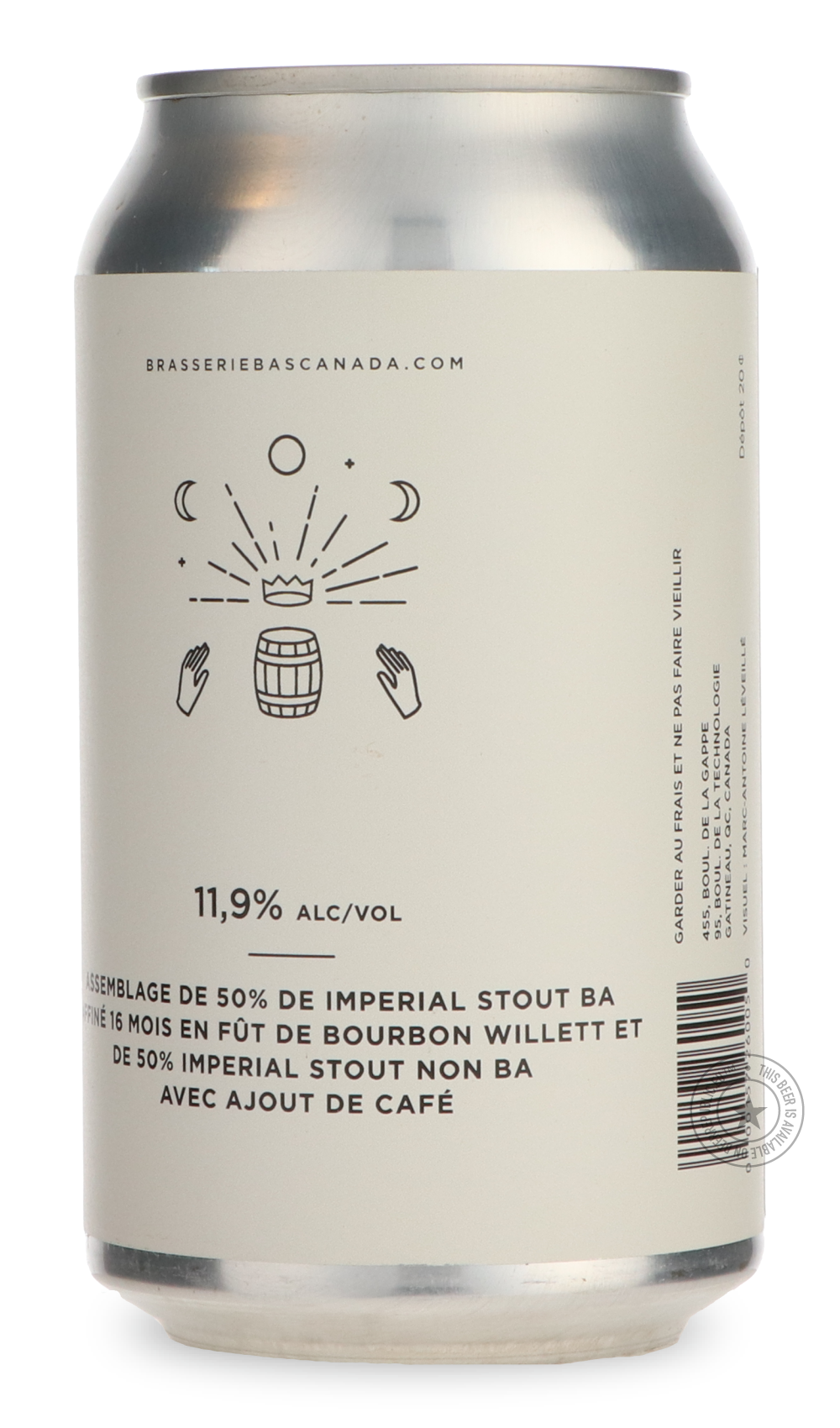 Brasserie du Bas-Canada- Sorcelleries - Café-Stout & Porter- Only @ Beer Republic - The best online beer store for American & Canadian craft beer - Buy beer online from the USA and Canada - Bier online kopen - Amerikaans bier kopen - Craft beer store - Craft beer kopen - Amerikanisch bier kaufen - Bier online kaufen - Acheter biere online - IPA - Stout - Porter - New England IPA - Hazy IPA - Imperial Stout - Barrel Aged - Barrel Aged Imperial Stout - Brown - Dark beer - Blond - Blonde - Pilsner - Lager - Wh