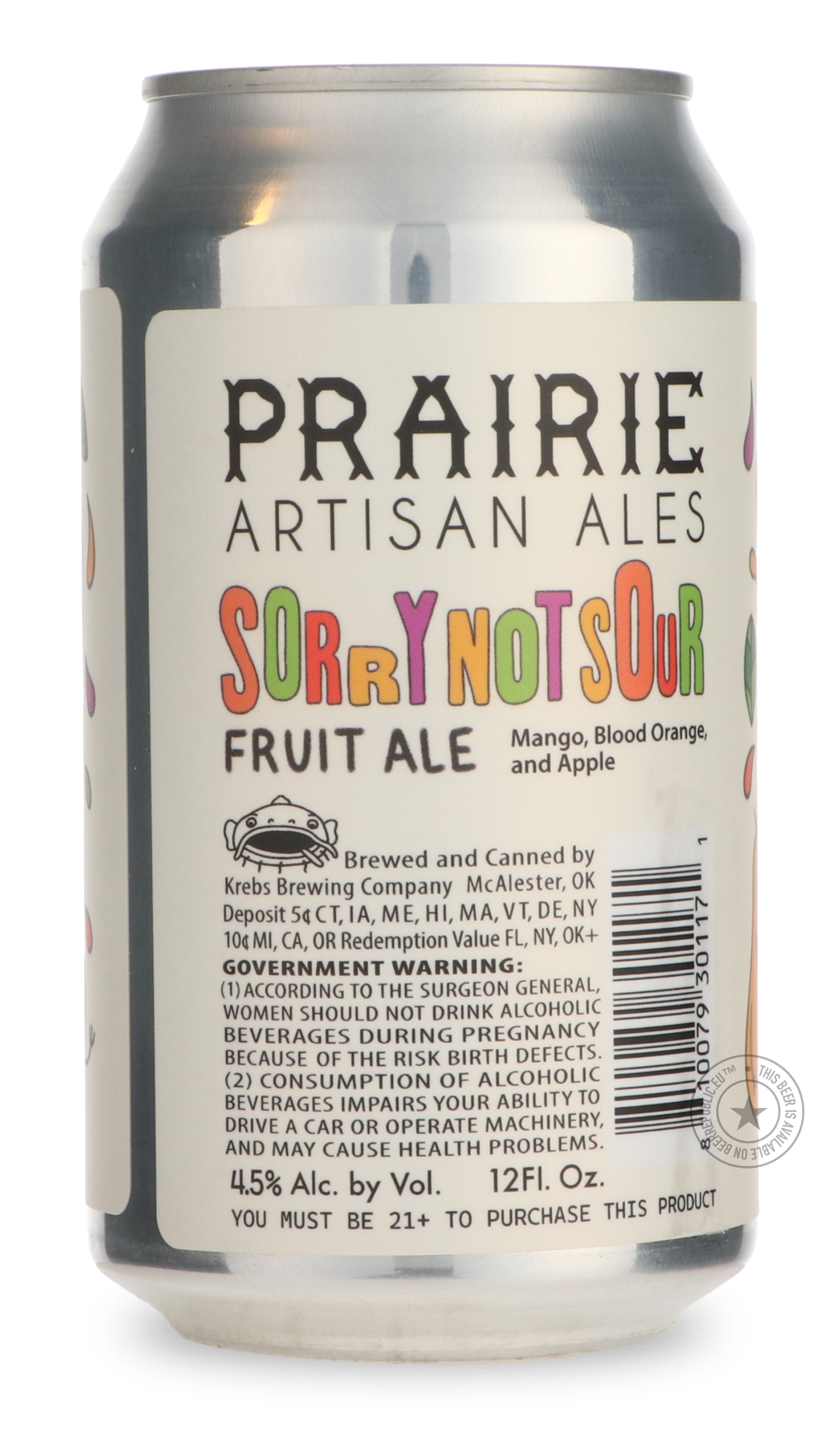 -Prairie- Sorry Not Sour-Sour / Wild & Fruity- Only @ Beer Republic - The best online beer store for American & Canadian craft beer - Buy beer online from the USA and Canada - Bier online kopen - Amerikaans bier kopen - Craft beer store - Craft beer kopen - Amerikanisch bier kaufen - Bier online kaufen - Acheter biere online - IPA - Stout - Porter - New England IPA - Hazy IPA - Imperial Stout - Barrel Aged - Barrel Aged Imperial Stout - Brown - Dark beer - Blond - Blonde - Pilsner - Lager - Wheat - Weizen -