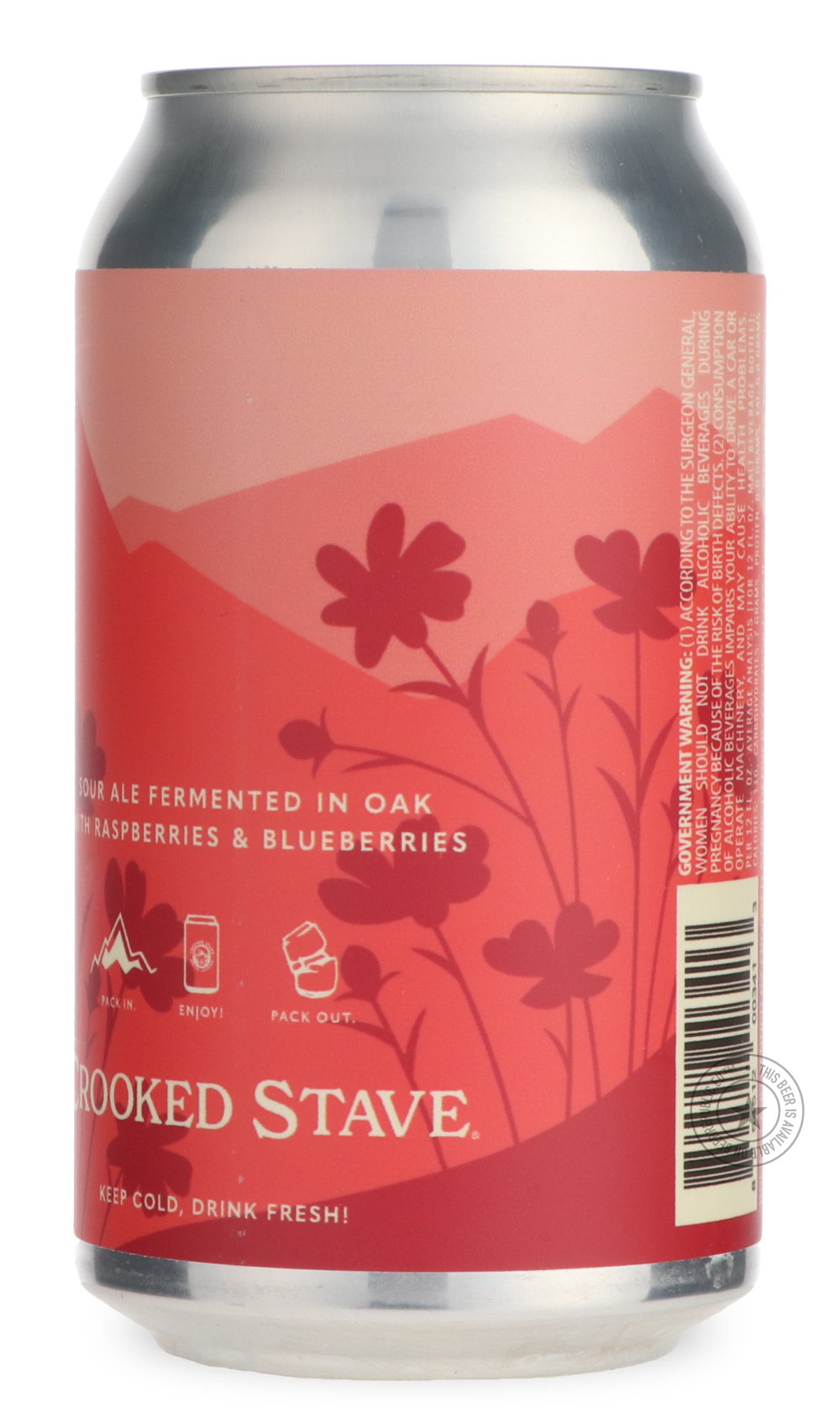 -Crooked Stave- Sour Rosé-Sour / Wild & Fruity- Only @ Beer Republic - The best online beer store for American & Canadian craft beer - Buy beer online from the USA and Canada - Bier online kopen - Amerikaans bier kopen - Craft beer store - Craft beer kopen - Amerikanisch bier kaufen - Bier online kaufen - Acheter biere online - IPA - Stout - Porter - New England IPA - Hazy IPA - Imperial Stout - Barrel Aged - Barrel Aged Imperial Stout - Brown - Dark beer - Blond - Blonde - Pilsner - Lager - Wheat - Weizen