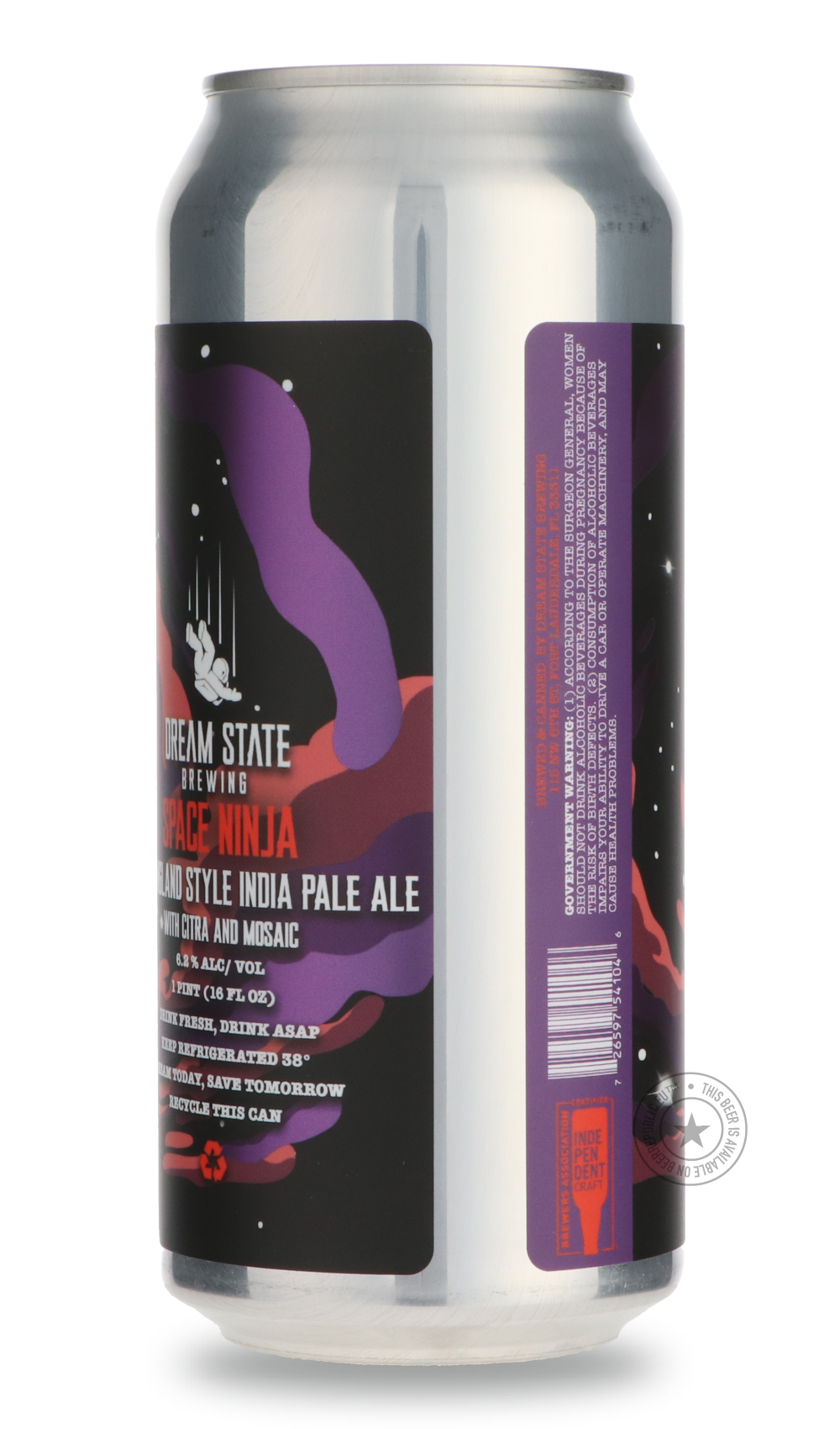 -Dream State- Space Ninja-IPA- Only @ Beer Republic - The best online beer store for American & Canadian craft beer - Buy beer online from the USA and Canada - Bier online kopen - Amerikaans bier kopen - Craft beer store - Craft beer kopen - Amerikanisch bier kaufen - Bier online kaufen - Acheter biere online - IPA - Stout - Porter - New England IPA - Hazy IPA - Imperial Stout - Barrel Aged - Barrel Aged Imperial Stout - Brown - Dark beer - Blond - Blonde - Pilsner - Lager - Wheat - Weizen - Amber - Barley 