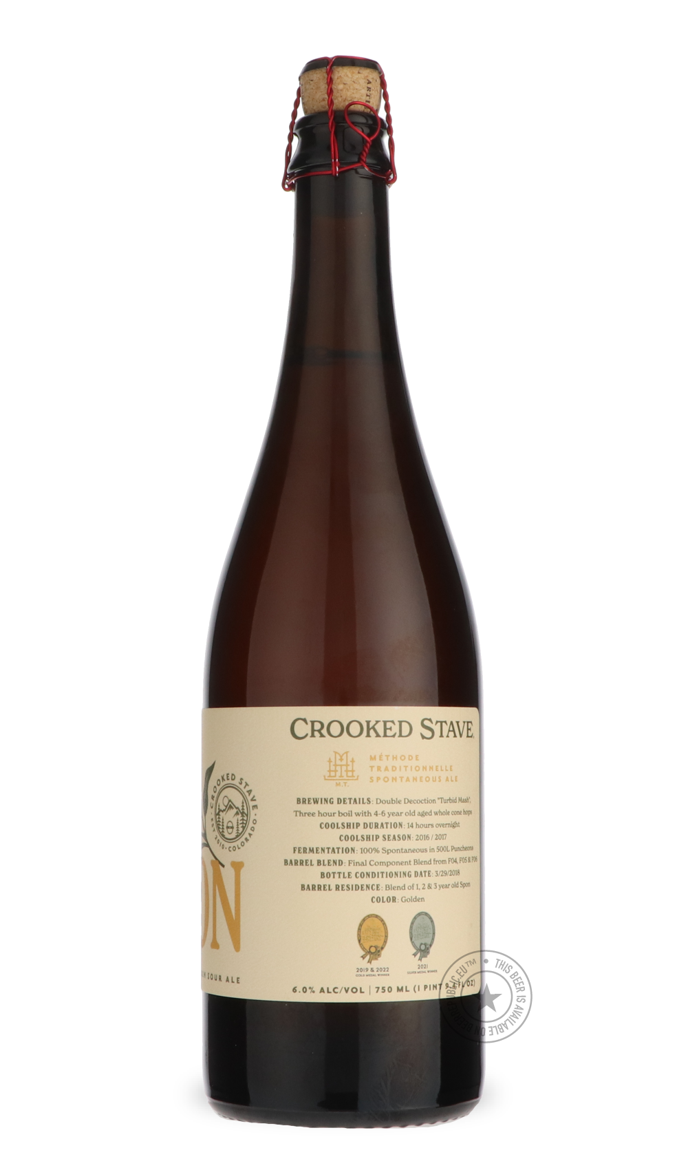 -Crooked Stave- Spon-Sour / Wild & Fruity- Only @ Beer Republic - The best online beer store for American & Canadian craft beer - Buy beer online from the USA and Canada - Bier online kopen - Amerikaans bier kopen - Craft beer store - Craft beer kopen - Amerikanisch bier kaufen - Bier online kaufen - Acheter biere online - IPA - Stout - Porter - New England IPA - Hazy IPA - Imperial Stout - Barrel Aged - Barrel Aged Imperial Stout - Brown - Dark beer - Blond - Blonde - Pilsner - Lager - Wheat - Weizen - Amb