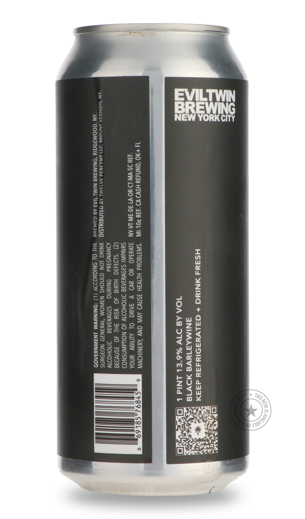TELL ALL YOUR FRIENDS WE BREWED A BLACK BARLEYWINE