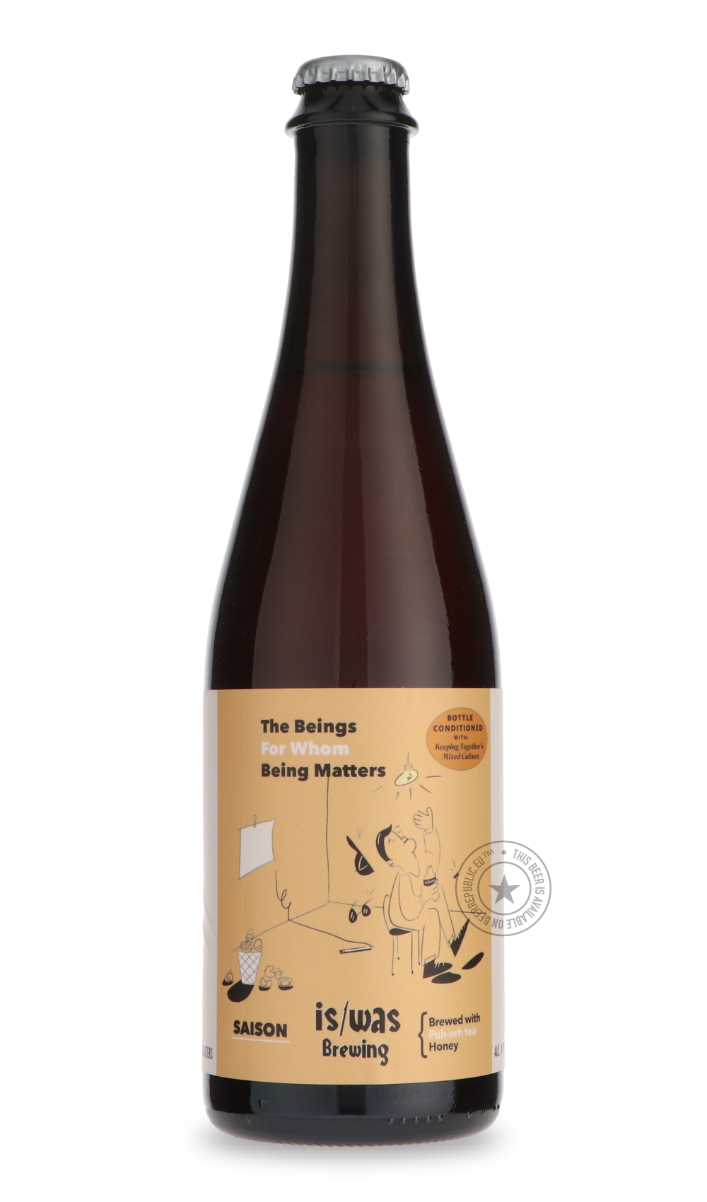 -is/was- The Beings For Whom Being Matters - Bottle Conditioned With Keeping Together's Mixed Culture-Sour / Wild & Fruity- Only @ Beer Republic - The best online beer store for American & Canadian craft beer - Buy beer online from the USA and Canada - Bier online kopen - Amerikaans bier kopen - Craft beer store - Craft beer kopen - Amerikanisch bier kaufen - Bier online kaufen - Acheter biere online - IPA - Stout - Porter - New England IPA - Hazy IPA - Imperial Stout - Barrel Aged - Barrel Aged Imperial St