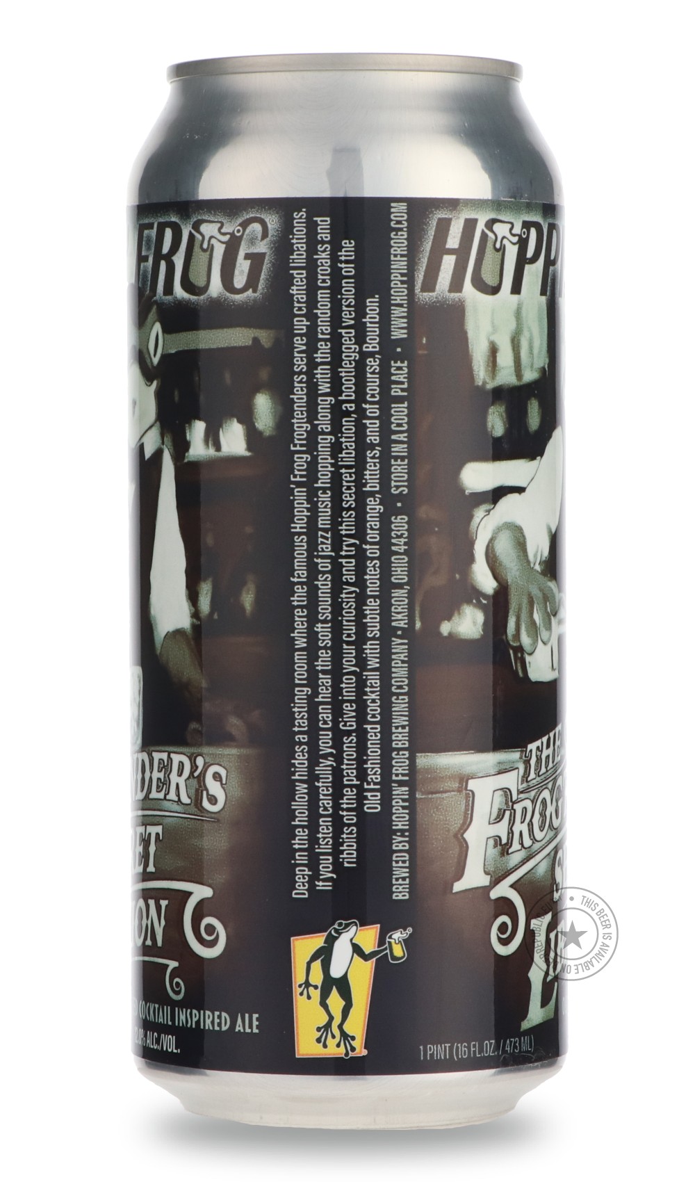 -Hoppin' Frog- The Frogtender's Secret Libation Old Fashioned Cocktail Inspired Ale-Brown & Dark- Only @ Beer Republic - The best online beer store for American & Canadian craft beer - Buy beer online from the USA and Canada - Bier online kopen - Amerikaans bier kopen - Craft beer store - Craft beer kopen - Amerikanisch bier kaufen - Bier online kaufen - Acheter biere online - IPA - Stout - Porter - New England IPA - Hazy IPA - Imperial Stout - Barrel Aged - Barrel Aged Imperial Stout - Brown - Dark beer - 