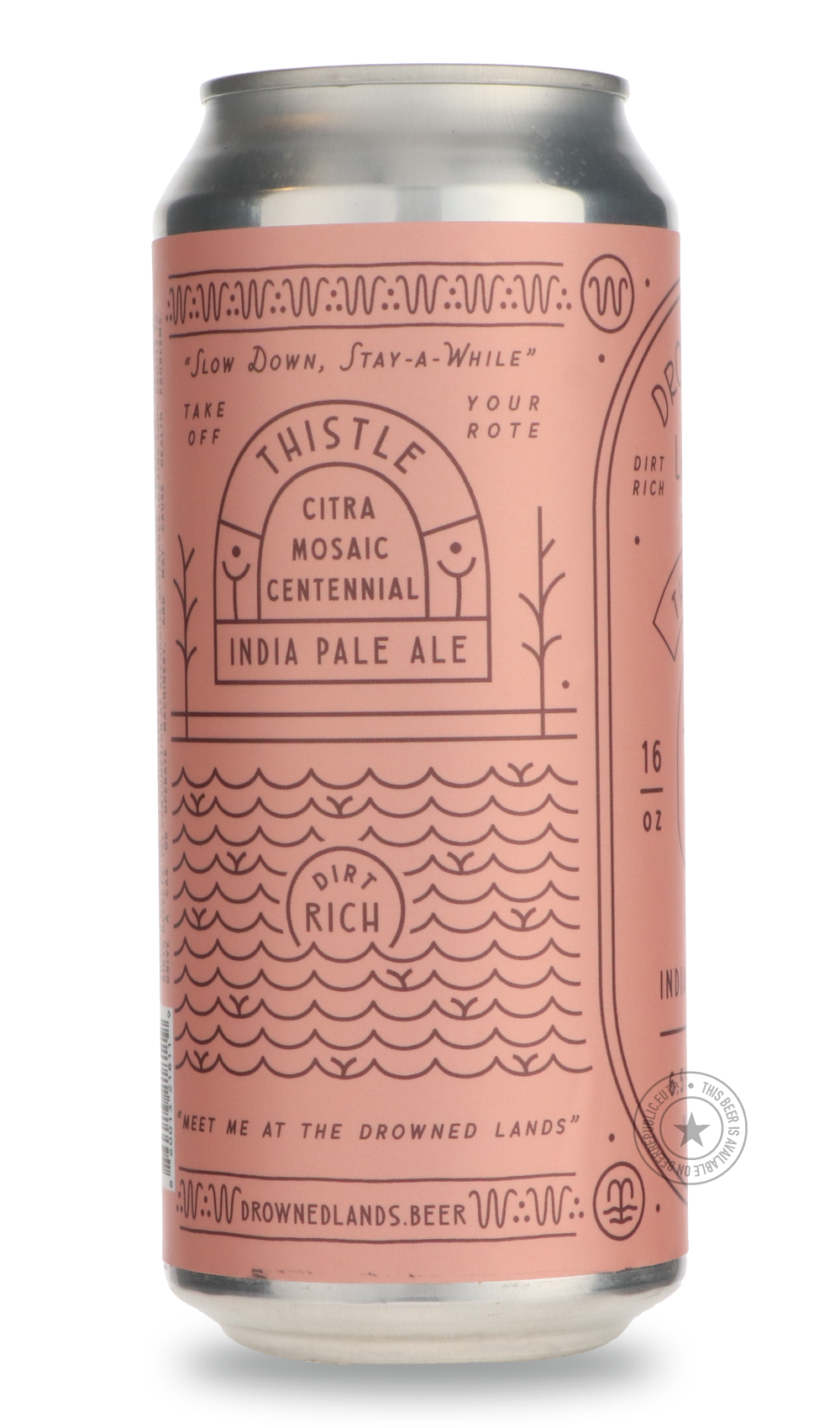 The Drowned Lands- Thistle-IPA- Only @ Beer Republic - The best online beer store for American & Canadian craft beer - Buy beer online from the USA and Canada - Bier online kopen - Amerikaans bier kopen - Craft beer store - Craft beer kopen - Amerikanisch bier kaufen - Bier online kaufen - Acheter biere online - IPA - Stout - Porter - New England IPA - Hazy IPA - Imperial Stout - Barrel Aged - Barrel Aged Imperial Stout - Brown - Dark beer - Blond - Blonde - Pilsner - Lager - Wheat - Weizen - Amber - Barley