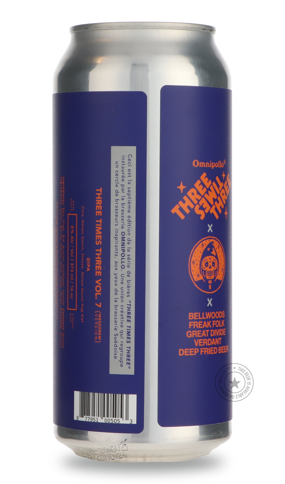 Messorem- Three Times Three / Omnipollo, Bellwoods, Freak Folk, Great Divide, Verdant, Deep Fried-IPA- Only @ Beer Republic - The best online beer store for American & Canadian craft beer - Buy beer online from the USA and Canada - Bier online kopen - Amerikaans bier kopen - Craft beer store - Craft beer kopen - Amerikanisch bier kaufen - Bier online kaufen - Acheter biere online - IPA - Stout - Porter - New England IPA - Hazy IPA - Imperial Stout - Barrel Aged - Barrel Aged Imperial Stout - Brown - Dark be