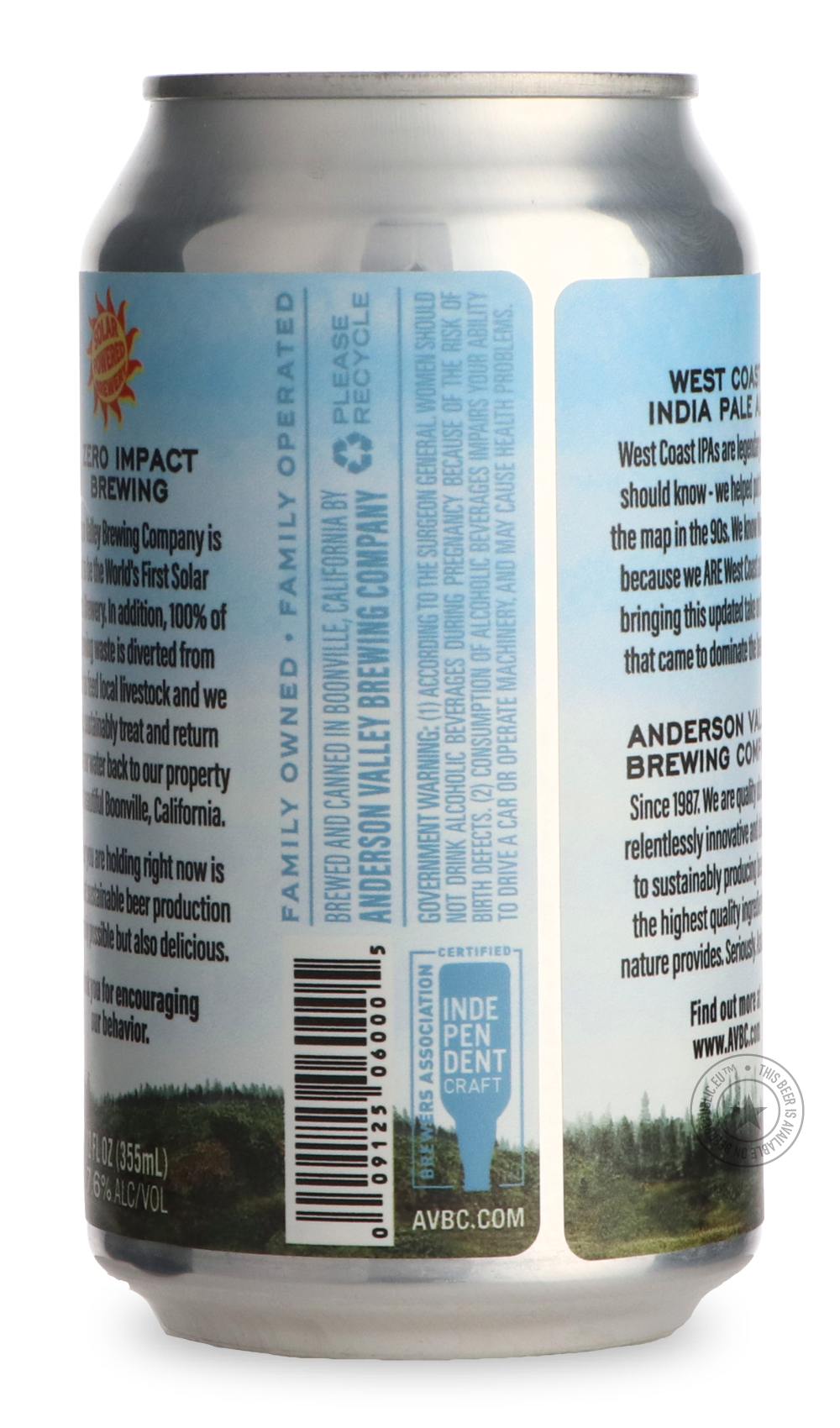 Anderson Valley- West Coast IPA-IPA- Only @ Beer Republic - The best online beer store for American & Canadian craft beer - Buy beer online from the USA and Canada - Bier online kopen - Amerikaans bier kopen - Craft beer store - Craft beer kopen - Amerikanisch bier kaufen - Bier online kaufen - Acheter biere online - IPA - Stout - Porter - New England IPA - Hazy IPA - Imperial Stout - Barrel Aged - Barrel Aged Imperial Stout - Brown - Dark beer - Blond - Blonde - Pilsner - Lager - Wheat - Weizen - Amber - B