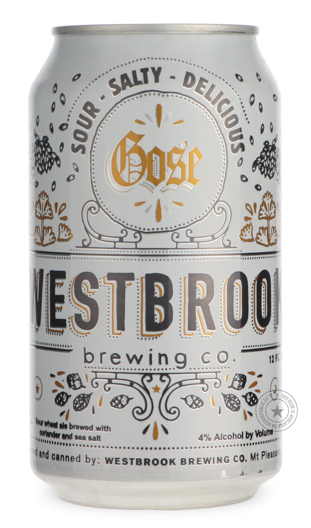 -Westbrook- Gose-Sour / Wild & Fruity- Only @ Beer Republic - The best online beer store for American & Canadian craft beer - Buy beer online from the USA and Canada - Bier online kopen - Amerikaans bier kopen - Craft beer store - Craft beer kopen - Amerikanisch bier kaufen - Bier online kaufen - Acheter biere online - IPA - Stout - Porter - New England IPA - Hazy IPA - Imperial Stout - Barrel Aged - Barrel Aged Imperial Stout - Brown - Dark beer - Blond - Blonde - Pilsner - Lager - Wheat - Weizen - Amber -