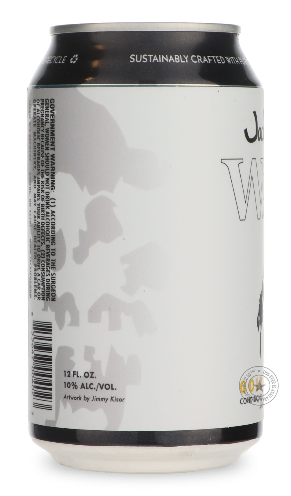 -Jackie O's- White Apparition-Stout & Porter- Only @ Beer Republic - The best online beer store for American & Canadian craft beer - Buy beer online from the USA and Canada - Bier online kopen - Amerikaans bier kopen - Craft beer store - Craft beer kopen - Amerikanisch bier kaufen - Bier online kaufen - Acheter biere online - IPA - Stout - Porter - New England IPA - Hazy IPA - Imperial Stout - Barrel Aged - Barrel Aged Imperial Stout - Brown - Dark beer - Blond - Blonde - Pilsner - Lager - Wheat - Weizen -