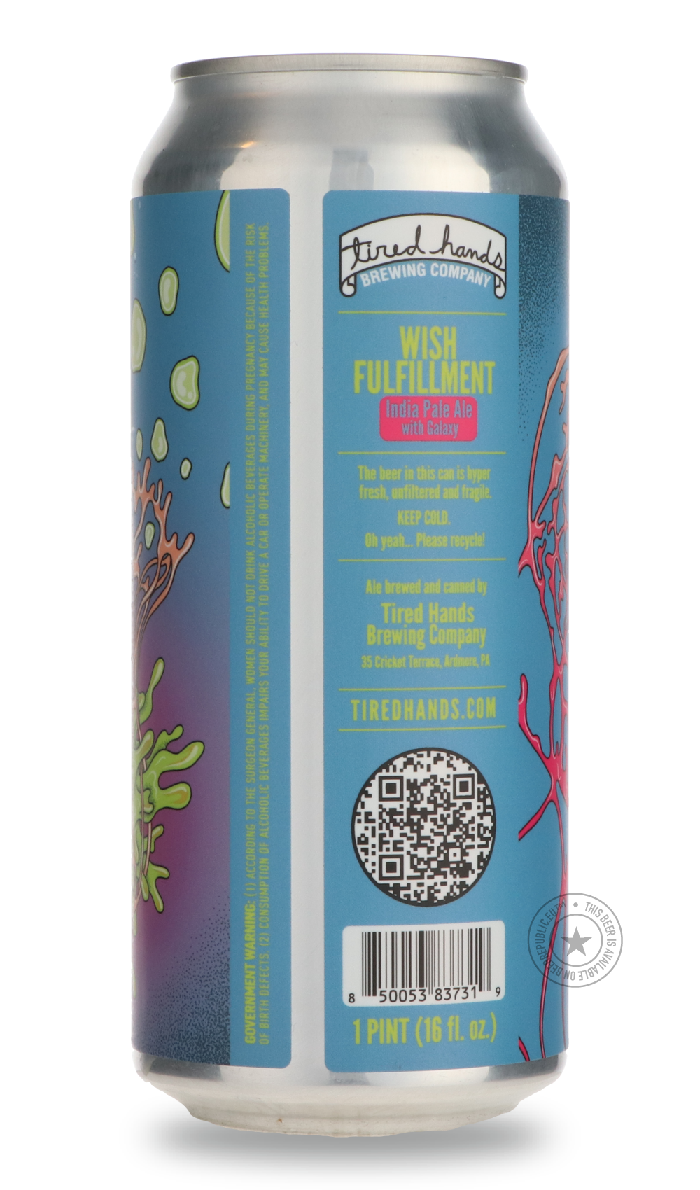 -Tired Hands- Wish Fulfillment-IPA- Only @ Beer Republic - The best online beer store for American & Canadian craft beer - Buy beer online from the USA and Canada - Bier online kopen - Amerikaans bier kopen - Craft beer store - Craft beer kopen - Amerikanisch bier kaufen - Bier online kaufen - Acheter biere online - IPA - Stout - Porter - New England IPA - Hazy IPA - Imperial Stout - Barrel Aged - Barrel Aged Imperial Stout - Brown - Dark beer - Blond - Blonde - Pilsner - Lager - Wheat - Weizen - Amber - Ba