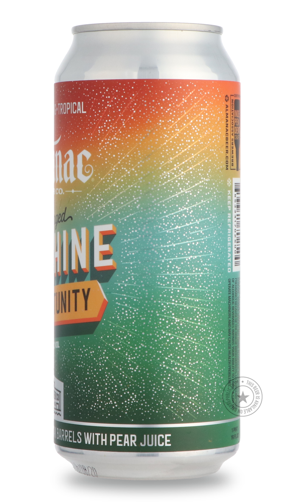 -Almanac- Sunshine & Opportunity-Sour / Wild & Fruity- Only @ Beer Republic - The best online beer store for American & Canadian craft beer - Buy beer online from the USA and Canada - Bier online kopen - Amerikaans bier kopen - Craft beer store - Craft beer kopen - Amerikanisch bier kaufen - Bier online kaufen - Acheter biere online - IPA - Stout - Porter - New England IPA - Hazy IPA - Imperial Stout - Barrel Aged - Barrel Aged Imperial Stout - Brown - Dark beer - Blond - Blonde - Pilsner - Lager - Wheat - 