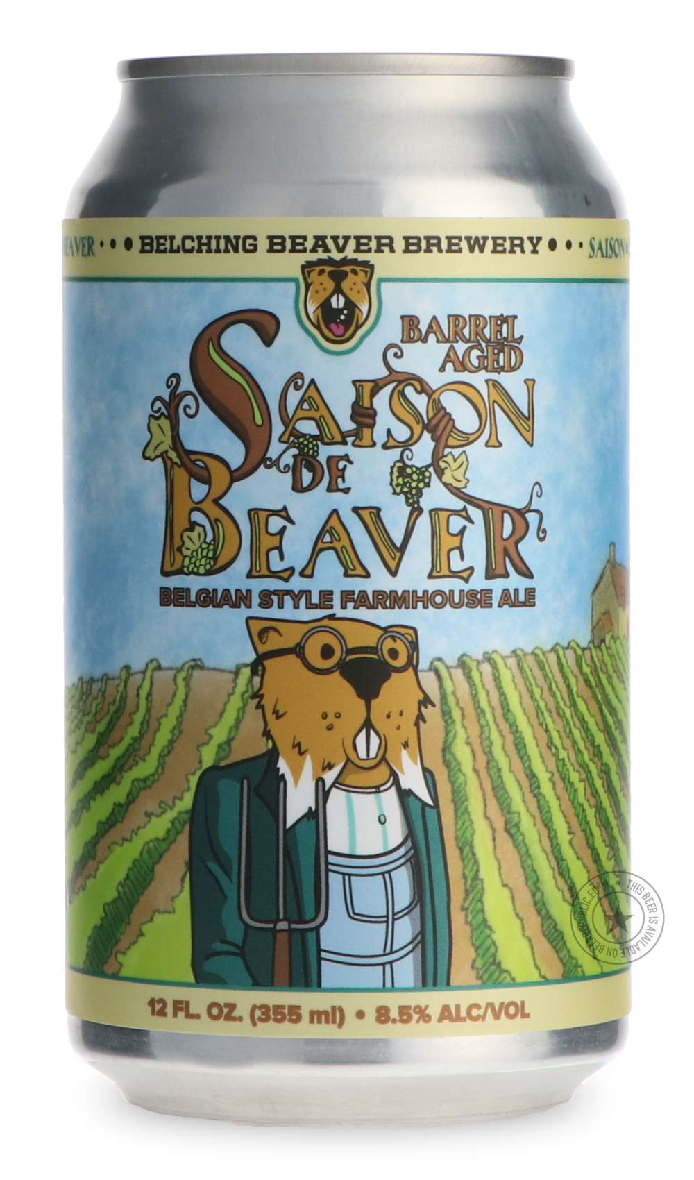 -Belching Beaver- Saison de Beaver Barrel Aged-Pale- Only @ Beer Republic - The best online beer store for American & Canadian craft beer - Buy beer online from the USA and Canada - Bier online kopen - Amerikaans bier kopen - Craft beer store - Craft beer kopen - Amerikanisch bier kaufen - Bier online kaufen - Acheter biere online - IPA - Stout - Porter - New England IPA - Hazy IPA - Imperial Stout - Barrel Aged - Barrel Aged Imperial Stout - Brown - Dark beer - Blond - Blonde - Pilsner - Lager - Wheat - We