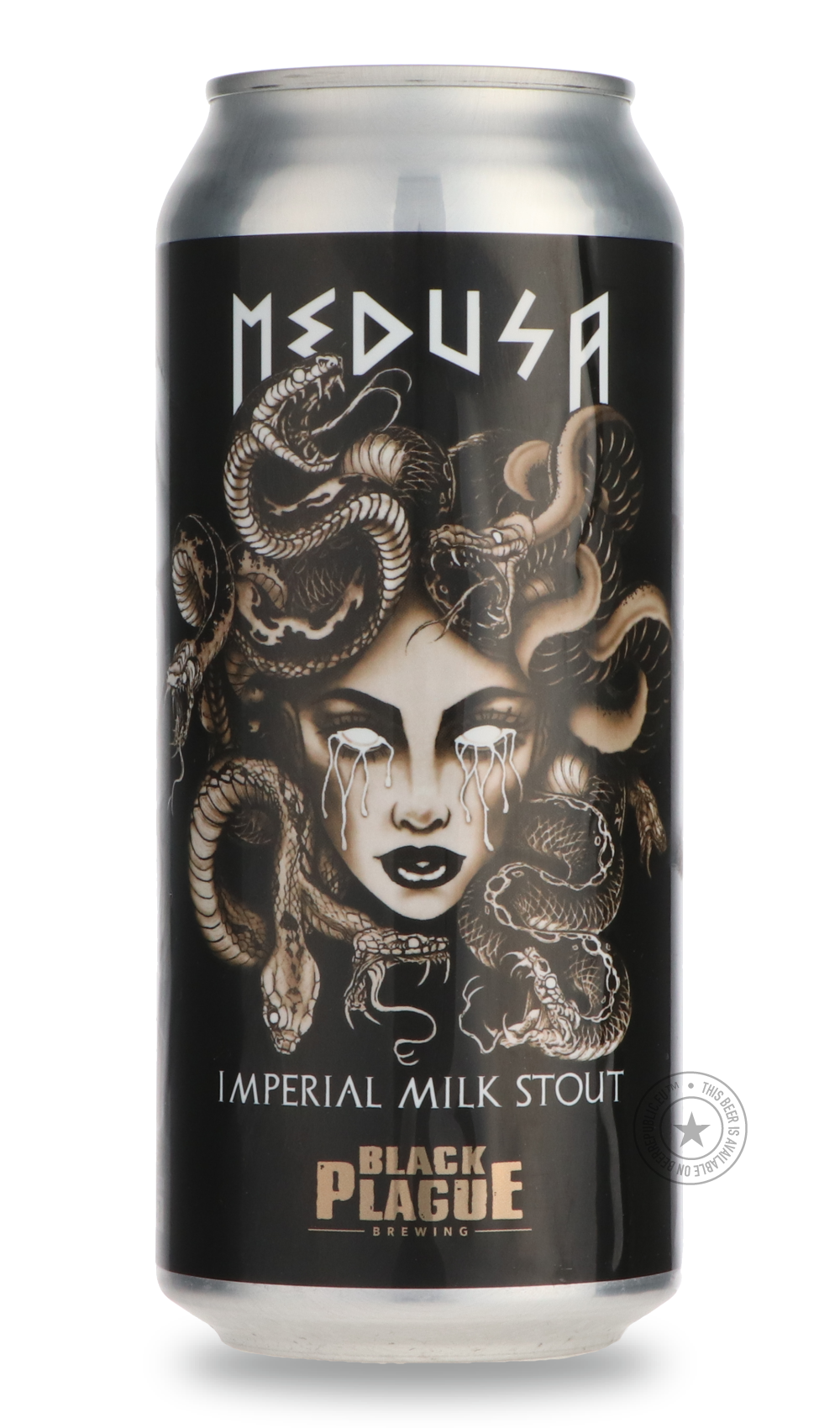 -Black Plague- Medusa-Stout & Porter- Only @ Beer Republic - The best online beer store for American & Canadian craft beer - Buy beer online from the USA and Canada - Bier online kopen - Amerikaans bier kopen - Craft beer store - Craft beer kopen - Amerikanisch bier kaufen - Bier online kaufen - Acheter biere online - IPA - Stout - Porter - New England IPA - Hazy IPA - Imperial Stout - Barrel Aged - Barrel Aged Imperial Stout - Brown - Dark beer - Blond - Blonde - Pilsner - Lager - Wheat - Weizen - Amber - 
