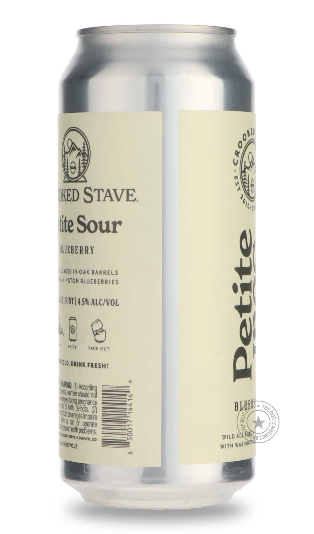 -Crooked Stave- Petite Sour Blueberry-Sour / Wild & Fruity- Only @ Beer Republic - The best online beer store for American & Canadian craft beer - Buy beer online from the USA and Canada - Bier online kopen - Amerikaans bier kopen - Craft beer store - Craft beer kopen - Amerikanisch bier kaufen - Bier online kaufen - Acheter biere online - IPA - Stout - Porter - New England IPA - Hazy IPA - Imperial Stout - Barrel Aged - Barrel Aged Imperial Stout - Brown - Dark beer - Blond - Blonde - Pilsner - Lager - Whe