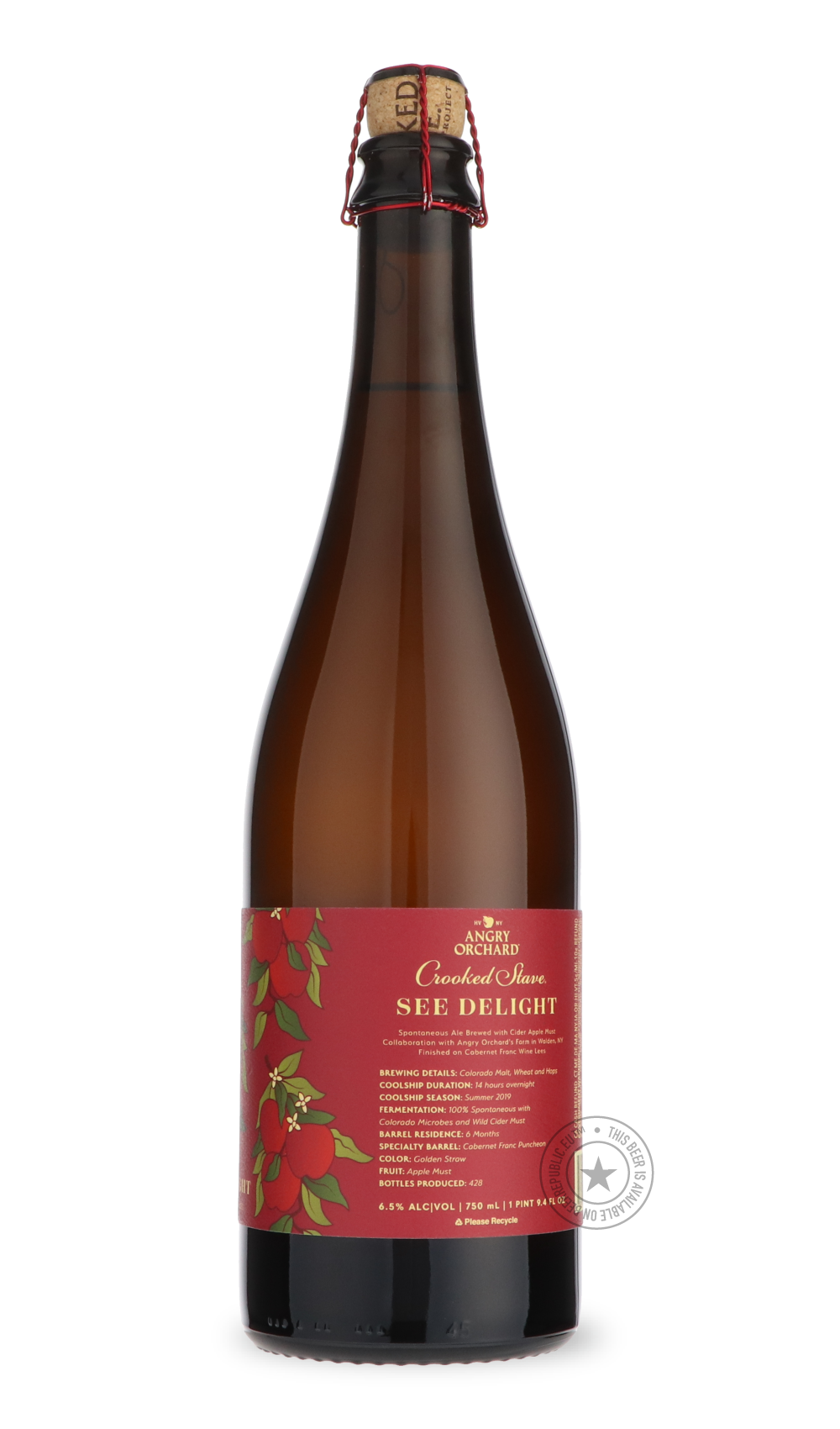 -Crooked Stave- See Delight (Cabernet Franc) / Angry Orchard-Sour / Wild & Fruity- Only @ Beer Republic - The best online beer store for American & Canadian craft beer - Buy beer online from the USA and Canada - Bier online kopen - Amerikaans bier kopen - Craft beer store - Craft beer kopen - Amerikanisch bier kaufen - Bier online kaufen - Acheter biere online - IPA - Stout - Porter - New England IPA - Hazy IPA - Imperial Stout - Barrel Aged - Barrel Aged Imperial Stout - Brown - Dark beer - Blond - Blonde 