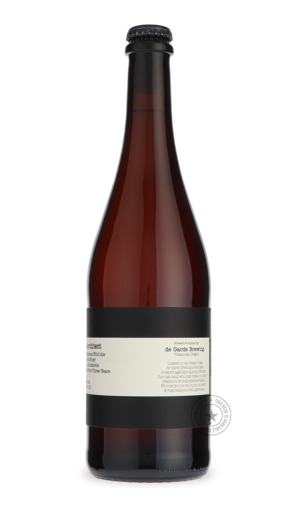 -De Garde- The Architect-Sour / Wild & Fruity- Only @ Beer Republic - The best online beer store for American & Canadian craft beer - Buy beer online from the USA and Canada - Bier online kopen - Amerikaans bier kopen - Craft beer store - Craft beer kopen - Amerikanisch bier kaufen - Bier online kaufen - Acheter biere online - IPA - Stout - Porter - New England IPA - Hazy IPA - Imperial Stout - Barrel Aged - Barrel Aged Imperial Stout - Brown - Dark beer - Blond - Blonde - Pilsner - Lager - Wheat - Weizen -