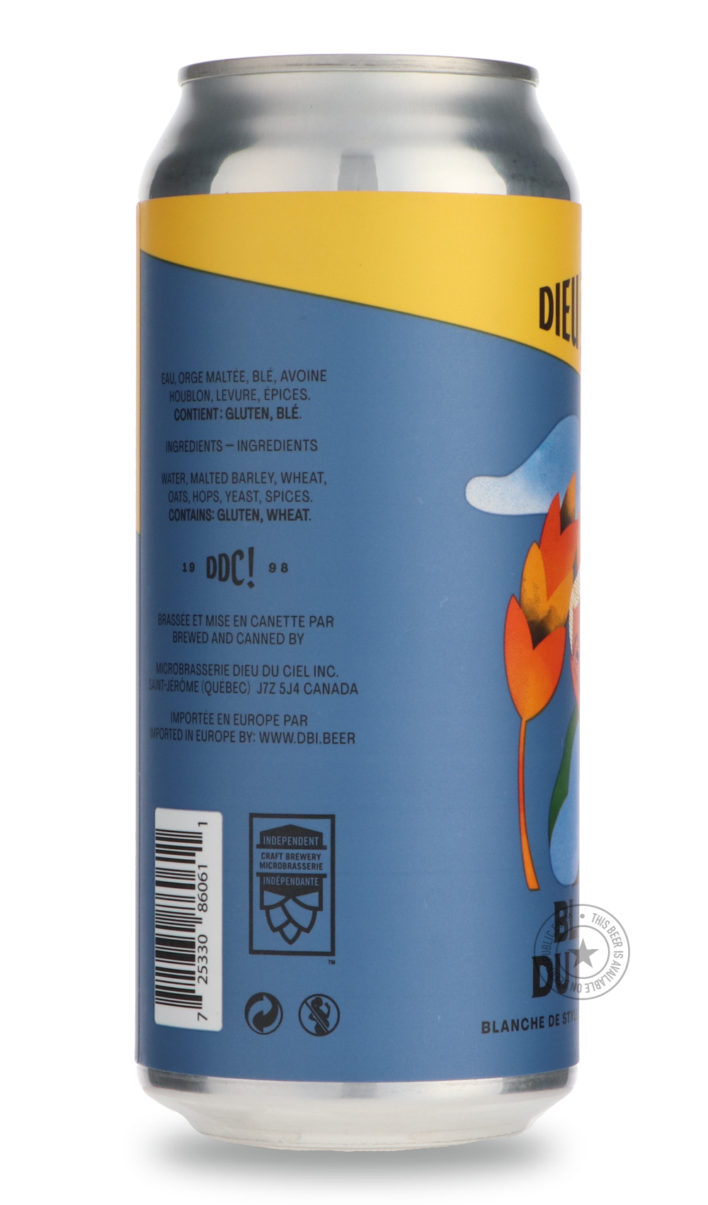 Dieu du Ciel- Blanche du Paradis-Pale- Only @ Beer Republic - The best online beer store for American & Canadian craft beer - Buy beer online from the USA and Canada - Bier online kopen - Amerikaans bier kopen - Craft beer store - Craft beer kopen - Amerikanisch bier kaufen - Bier online kaufen - Acheter biere online - IPA - Stout - Porter - New England IPA - Hazy IPA - Imperial Stout - Barrel Aged - Barrel Aged Imperial Stout - Brown - Dark beer - Blond - Blonde - Pilsner - Lager - Wheat - Weizen - Amber -
