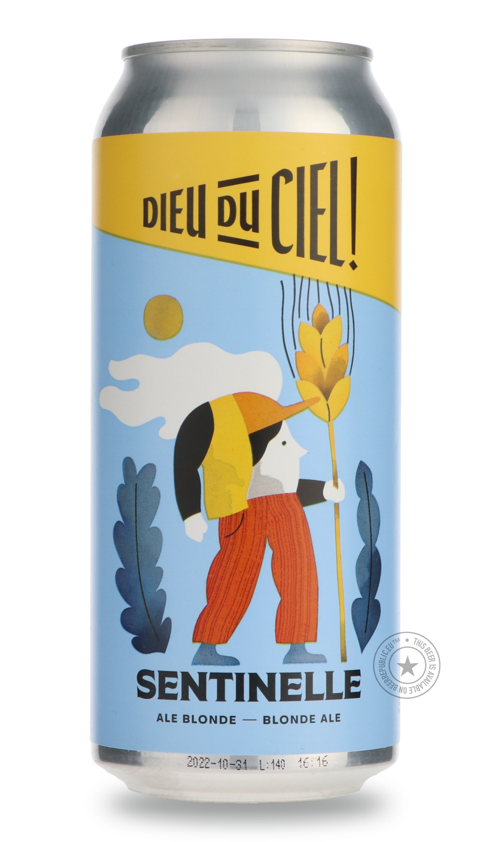 Dieu du Ciel- Sentinelle-Pale- Only @ Beer Republic - The best online beer store for American & Canadian craft beer - Buy beer online from the USA and Canada - Bier online kopen - Amerikaans bier kopen - Craft beer store - Craft beer kopen - Amerikanisch bier kaufen - Bier online kaufen - Acheter biere online - IPA - Stout - Porter - New England IPA - Hazy IPA - Imperial Stout - Barrel Aged - Barrel Aged Imperial Stout - Brown - Dark beer - Blond - Blonde - Pilsner - Lager - Wheat - Weizen - Amber - Barley