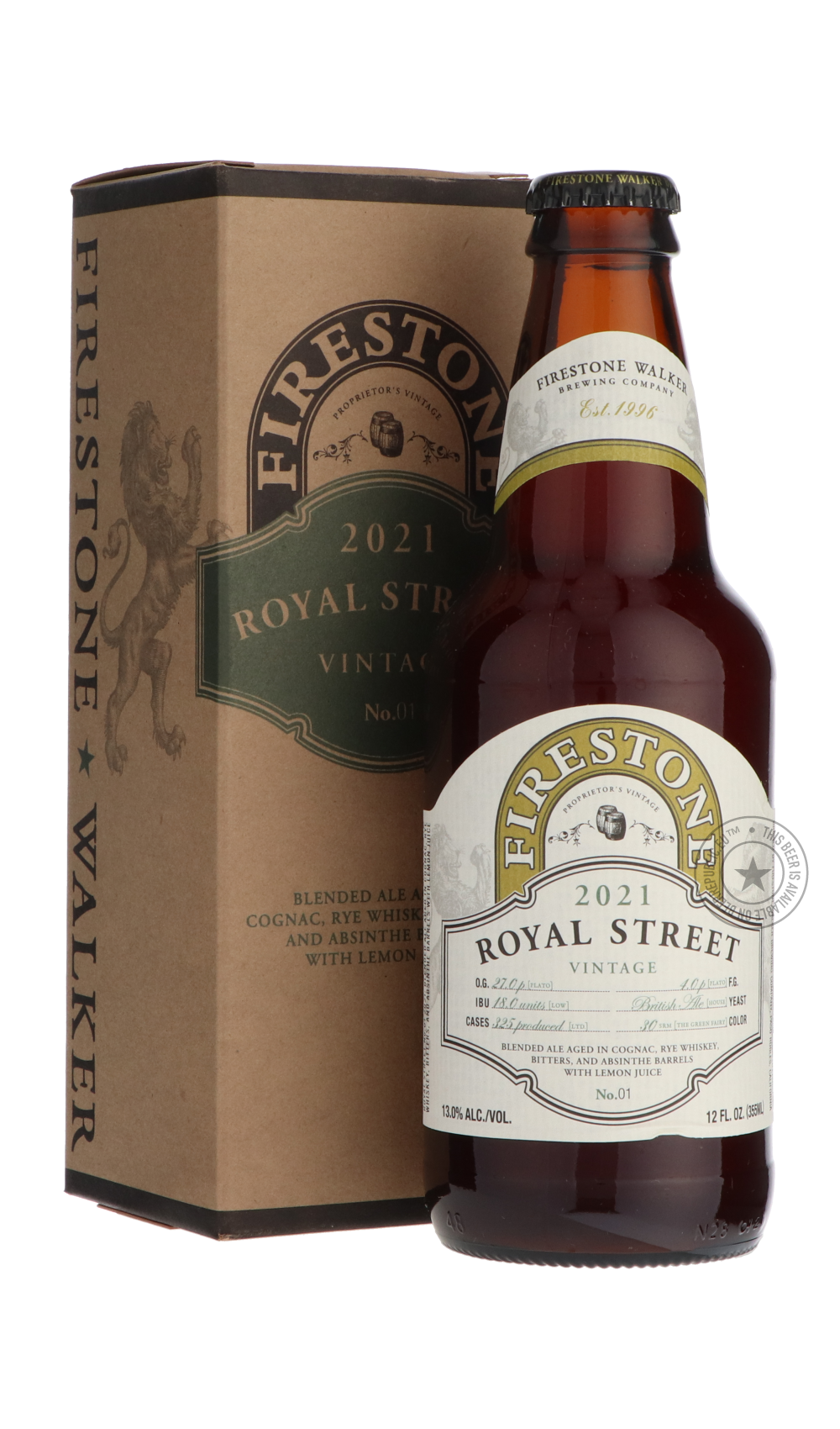 -Firestone Walker- Royal Street-Brown & Dark- Only @ Beer Republic - The best online beer store for American & Canadian craft beer - Buy beer online from the USA and Canada - Bier online kopen - Amerikaans bier kopen - Craft beer store - Craft beer kopen - Amerikanisch bier kaufen - Bier online kaufen - Acheter biere online - IPA - Stout - Porter - New England IPA - Hazy IPA - Imperial Stout - Barrel Aged - Barrel Aged Imperial Stout - Brown - Dark beer - Blond - Blonde - Pilsner - Lager - Wheat - Weizen - 