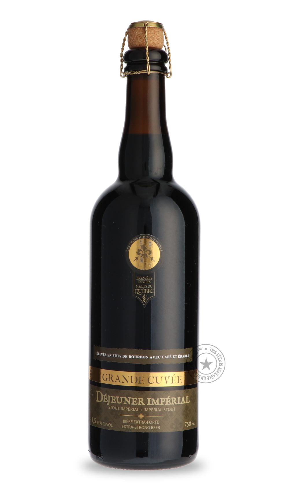 -Les Trois Mousquetaires- Déjeuner Impérial-Stout & Porter- Only @ Beer Republic - The best online beer store for American & Canadian craft beer - Buy beer online from the USA and Canada - Bier online kopen - Amerikaans bier kopen - Craft beer store - Craft beer kopen - Amerikanisch bier kaufen - Bier online kaufen - Acheter biere online - IPA - Stout - Porter - New England IPA - Hazy IPA - Imperial Stout - Barrel Aged - Barrel Aged Imperial Stout - Brown - Dark beer - Blond - Blonde - Pilsner - Lager - Whe
