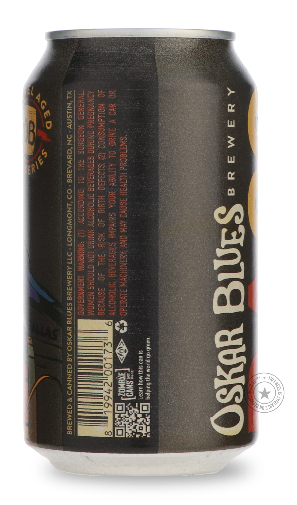 -Oskar Blues- BA22 Vol. 8-Stout & Porter- Only @ Beer Republic - The best online beer store for American & Canadian craft beer - Buy beer online from the USA and Canada - Bier online kopen - Amerikaans bier kopen - Craft beer store - Craft beer kopen - Amerikanisch bier kaufen - Bier online kaufen - Acheter biere online - IPA - Stout - Porter - New England IPA - Hazy IPA - Imperial Stout - Barrel Aged - Barrel Aged Imperial Stout - Brown - Dark beer - Blond - Blonde - Pilsner - Lager - Wheat - Weizen - Ambe