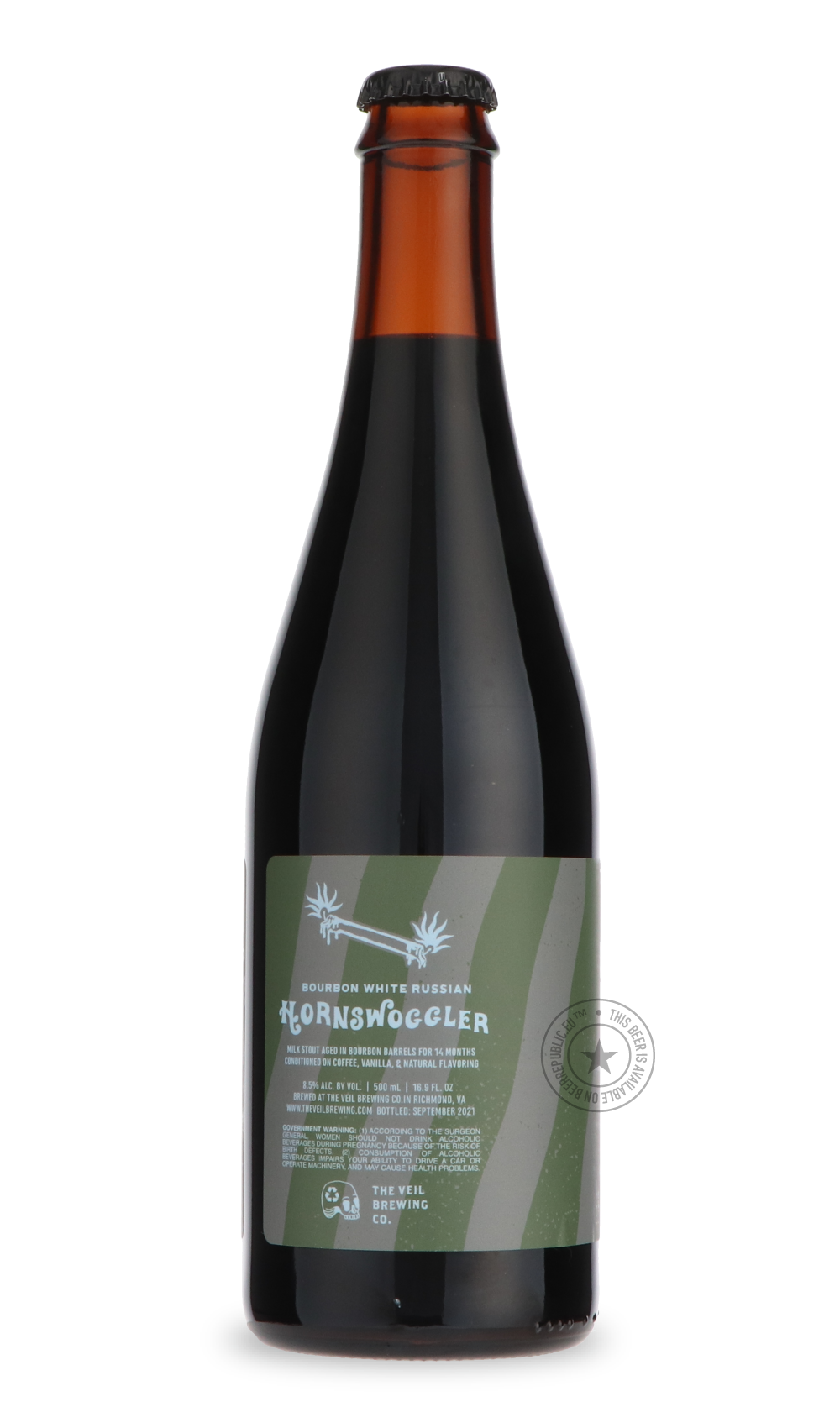 -The Veil- White Russian Hornswoggler-Stout & Porter- Only @ Beer Republic - The best online beer store for American & Canadian craft beer - Buy beer online from the USA and Canada - Bier online kopen - Amerikaans bier kopen - Craft beer store - Craft beer kopen - Amerikanisch bier kaufen - Bier online kaufen - Acheter biere online - IPA - Stout - Porter - New England IPA - Hazy IPA - Imperial Stout - Barrel Aged - Barrel Aged Imperial Stout - Brown - Dark beer - Blond - Blonde - Pilsner - Lager - Wheat - W