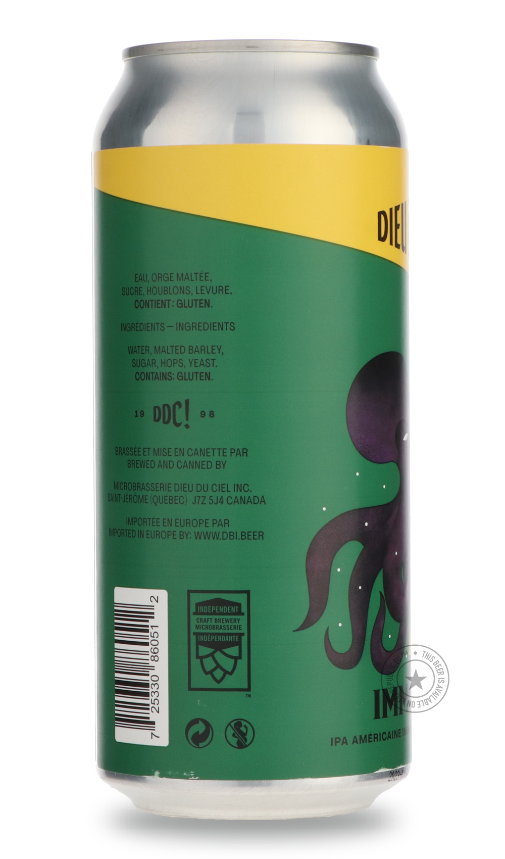 Dieu du Ciel- Immoralité-IPA- Only @ Beer Republic - The best online beer store for American & Canadian craft beer - Buy beer online from the USA and Canada - Bier online kopen - Amerikaans bier kopen - Craft beer store - Craft beer kopen - Amerikanisch bier kaufen - Bier online kaufen - Acheter biere online - IPA - Stout - Porter - New England IPA - Hazy IPA - Imperial Stout - Barrel Aged - Barrel Aged Imperial Stout - Brown - Dark beer - Blond - Blonde - Pilsner - Lager - Wheat - Weizen - Amber - Barley W