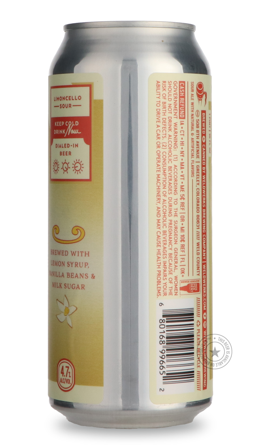 WeldWerks- Limoncello Sour-Sour / Wild & Fruity- Only @ Beer Republic - The best online beer store for American & Canadian craft beer - Buy beer online from the USA and Canada - Bier online kopen - Amerikaans bier kopen - Craft beer store - Craft beer kopen - Amerikanisch bier kaufen - Bier online kaufen - Acheter biere online - IPA - Stout - Porter - New England IPA - Hazy IPA - Imperial Stout - Barrel Aged - Barrel Aged Imperial Stout - Brown - Dark beer - Blond - Blonde - Pilsner - Lager - Wheat - Weizen