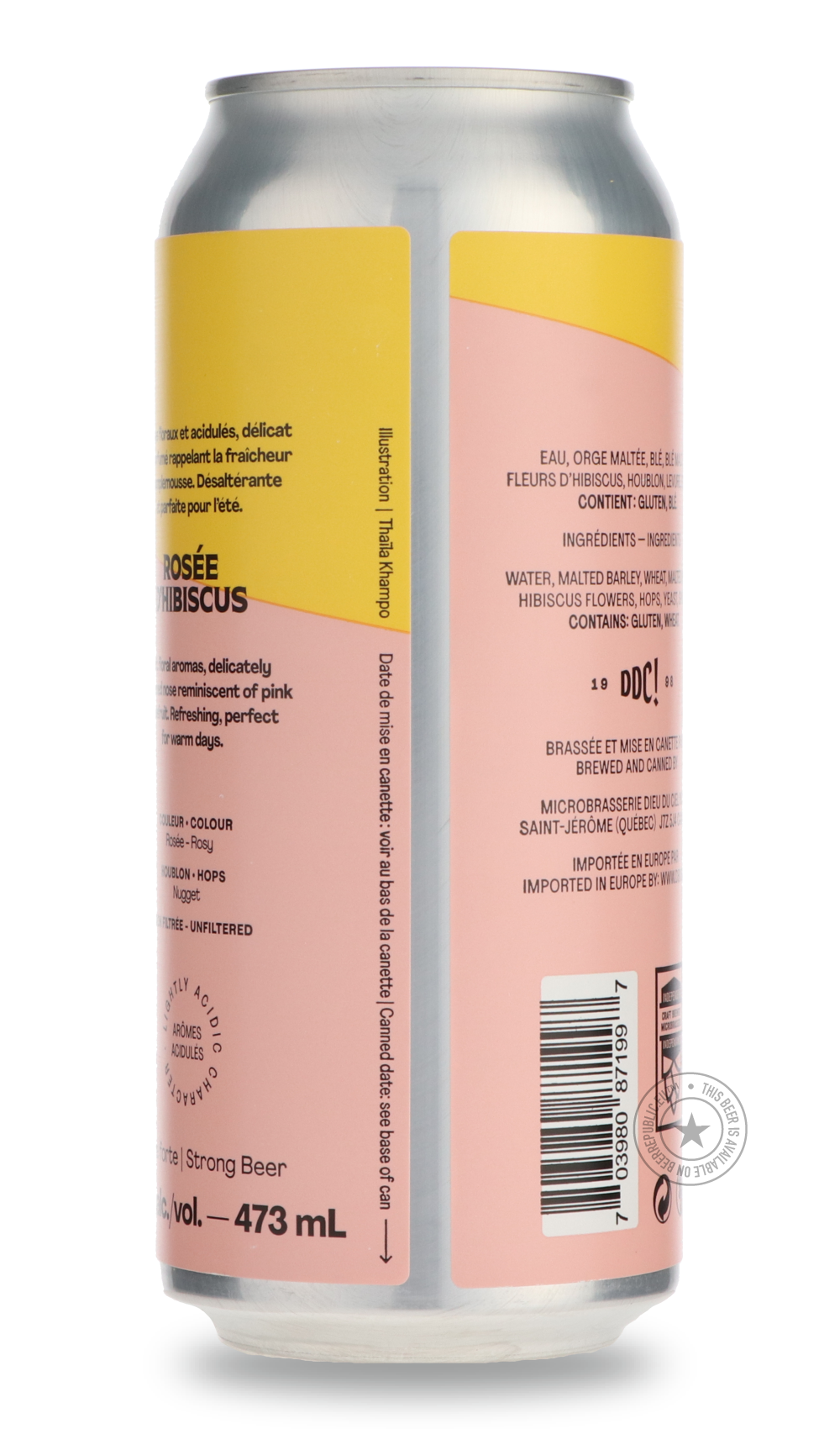 Dieu du Ciel- Rosée d'Hibiscus-Pale- Only @ Beer Republic - The best online beer store for American & Canadian craft beer - Buy beer online from the USA and Canada - Bier online kopen - Amerikaans bier kopen - Craft beer store - Craft beer kopen - Amerikanisch bier kaufen - Bier online kaufen - Acheter biere online - IPA - Stout - Porter - New England IPA - Hazy IPA - Imperial Stout - Barrel Aged - Barrel Aged Imperial Stout - Brown - Dark beer - Blond - Blonde - Pilsner - Lager - Wheat - Weizen - Amber - B