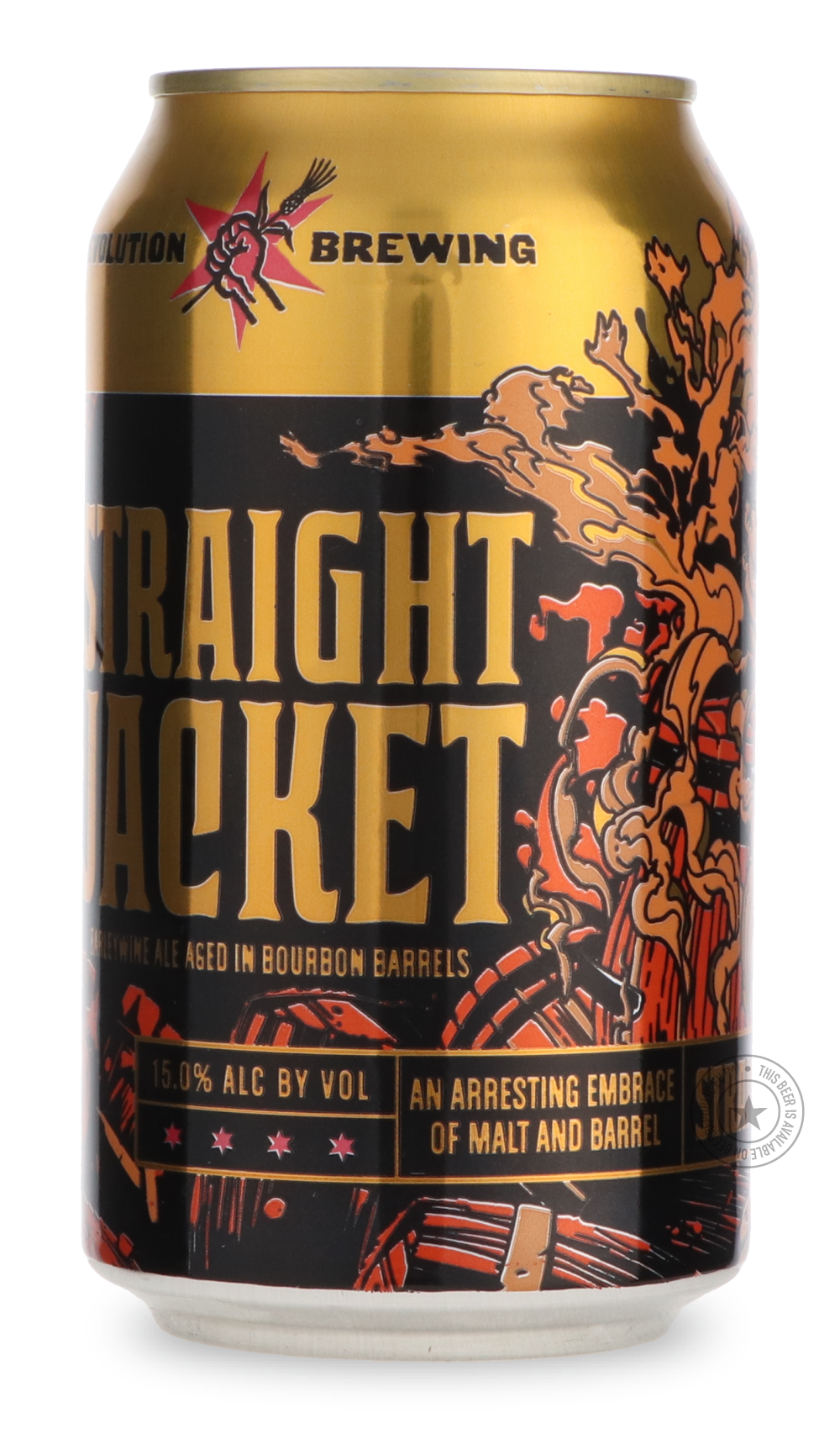 Revolution- Straight Jacket 2025-Brown & Dark- Only @ Beer Republic - The best online beer store for American & Canadian craft beer - Buy beer online from the USA and Canada - Bier online kopen - Amerikaans bier kopen - Craft beer store - Craft beer kopen - Amerikanisch bier kaufen - Bier online kaufen - Acheter biere online - IPA - Stout - Porter - New England IPA - Hazy IPA - Imperial Stout - Barrel Aged - Barrel Aged Imperial Stout - Brown - Dark beer - Blond - Blonde - Pilsner - Lager - Wheat - Weizen -