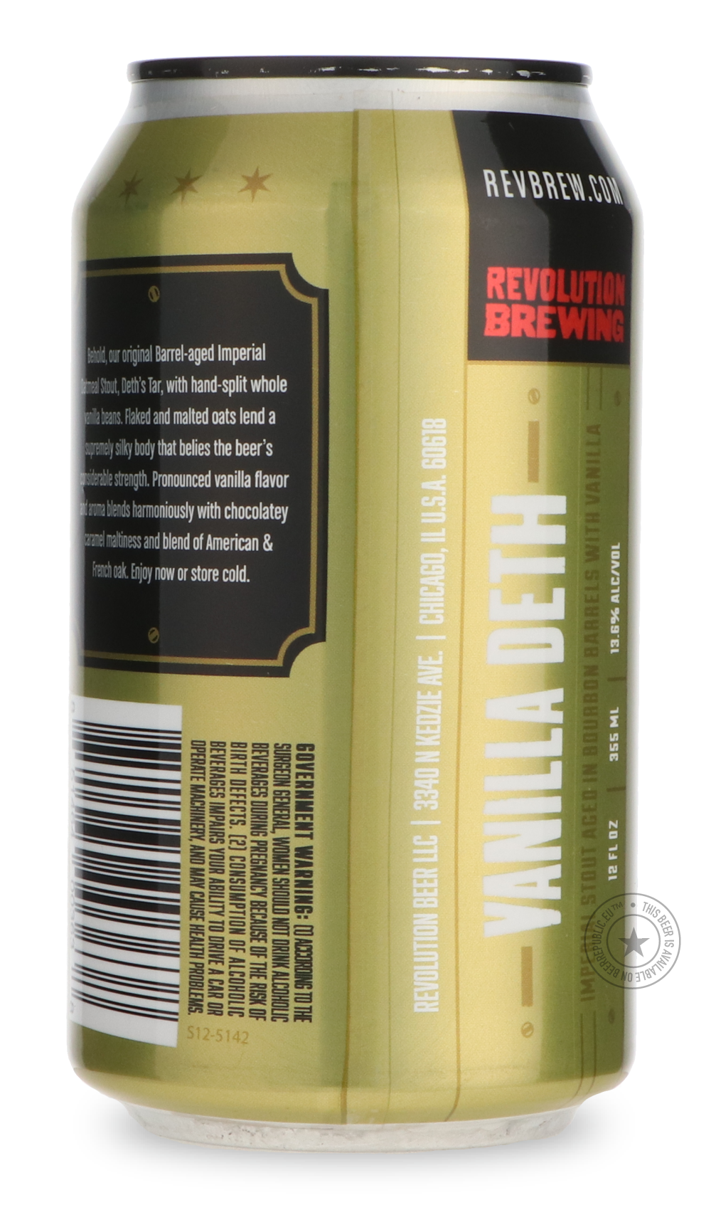 -Revolution- Vanilla Deth (2021)-Stout & Porter- Only @ Beer Republic - The best online beer store for American & Canadian craft beer - Buy beer online from the USA and Canada - Bier online kopen - Amerikaans bier kopen - Craft beer store - Craft beer kopen - Amerikanisch bier kaufen - Bier online kaufen - Acheter biere online - IPA - Stout - Porter - New England IPA - Hazy IPA - Imperial Stout - Barrel Aged - Barrel Aged Imperial Stout - Brown - Dark beer - Blond - Blonde - Pilsner - Lager - Wheat - Weizen