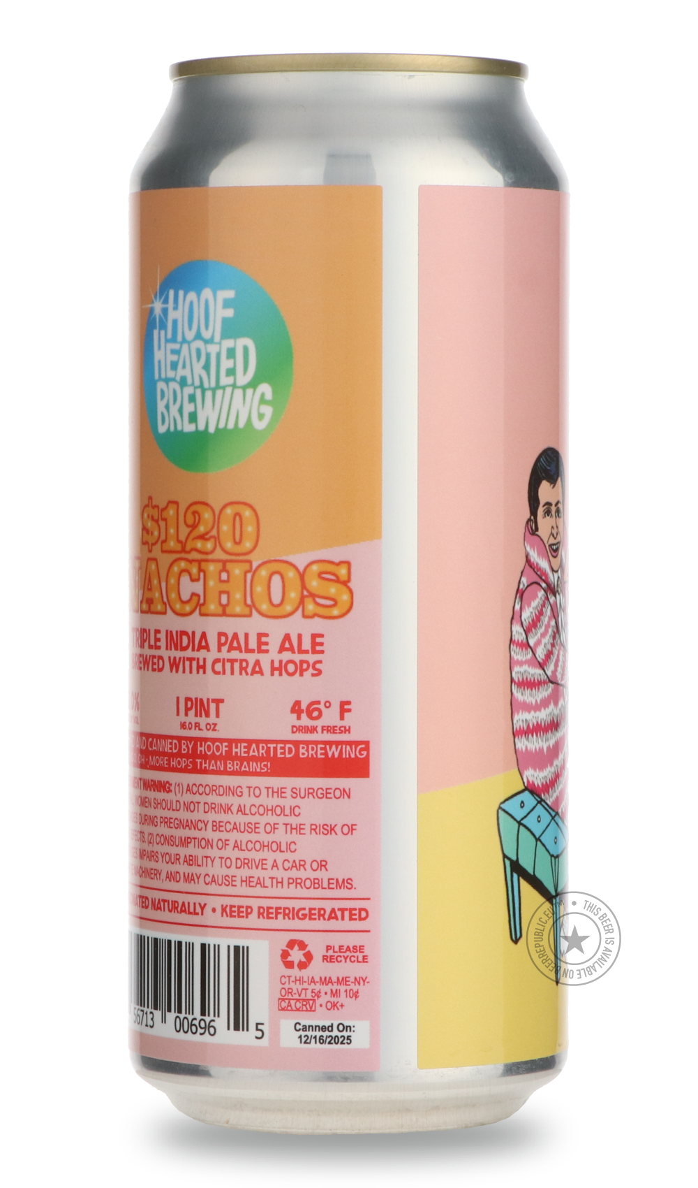 Hoof Hearted- $120 Nachos-IPA- Only @ Beer Republic - The best online beer store for American & Canadian craft beer - Buy beer online from the USA and Canada - Bier online kopen - Amerikaans bier kopen - Craft beer store - Craft beer kopen - Amerikanisch bier kaufen - Bier online kaufen - Acheter biere online - IPA - Stout - Porter - New England IPA - Hazy IPA - Imperial Stout - Barrel Aged - Barrel Aged Imperial Stout - Brown - Dark beer - Blond - Blonde - Pilsner - Lager - Wheat - Weizen - Amber - Barley 