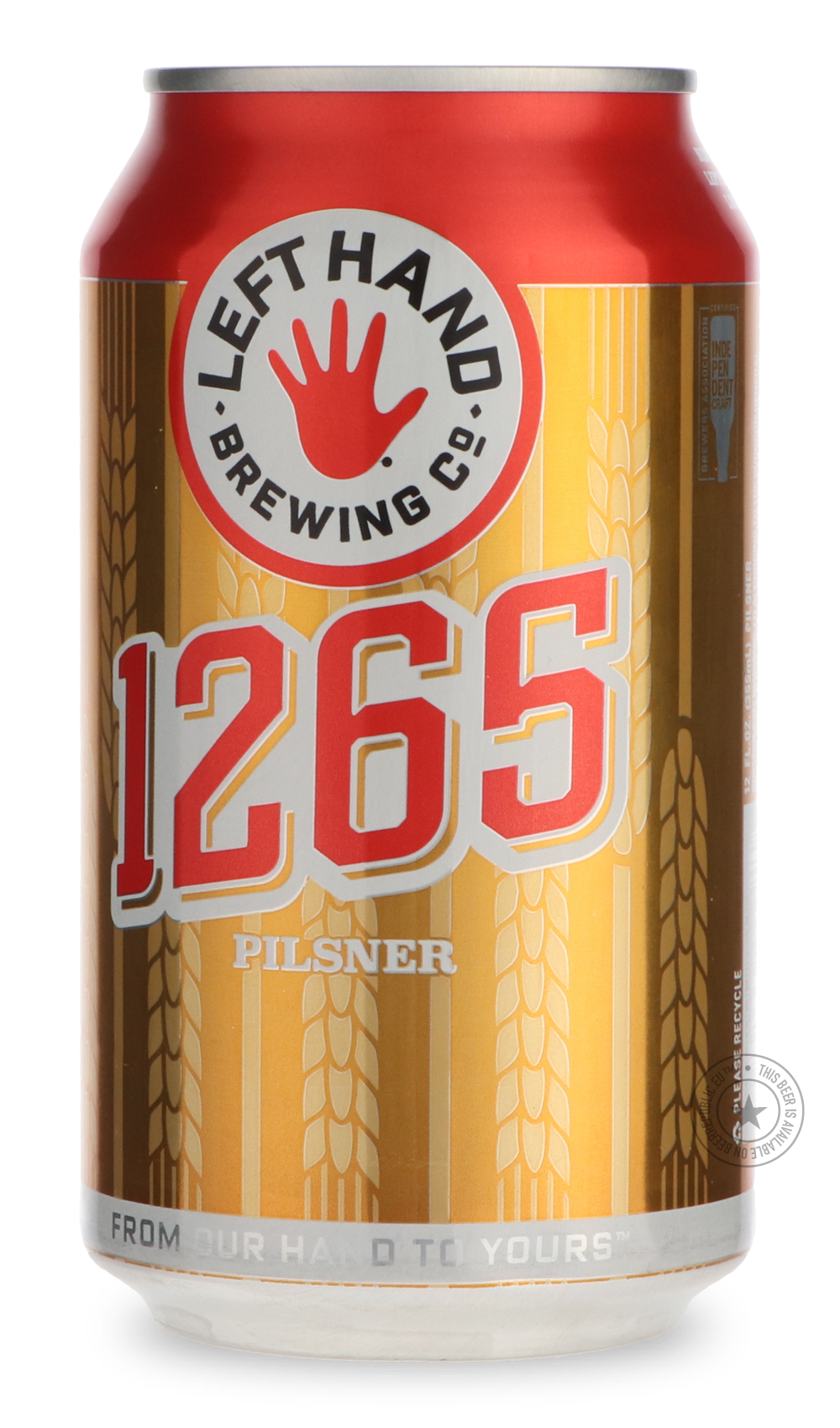 -Left Hand- 1265-Pale- Only @ Beer Republic - The best online beer store for American & Canadian craft beer - Buy beer online from the USA and Canada - Bier online kopen - Amerikaans bier kopen - Craft beer store - Craft beer kopen - Amerikanisch bier kaufen - Bier online kaufen - Acheter biere online - IPA - Stout - Porter - New England IPA - Hazy IPA - Imperial Stout - Barrel Aged - Barrel Aged Imperial Stout - Brown - Dark beer - Blond - Blonde - Pilsner - Lager - Wheat - Weizen - Amber - Barley Wine - Q