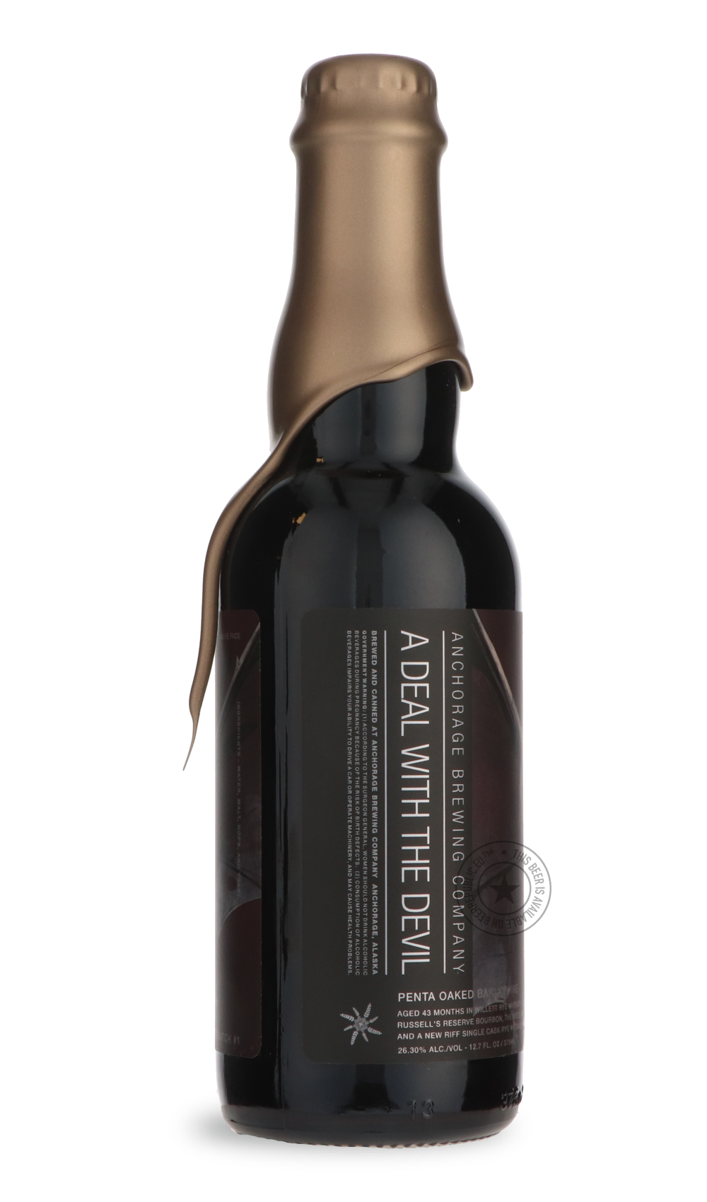 -Anchorage- A Deal With the Devil Penta Oaked Batch #1-Brown & Dark- Only @ Beer Republic - The best online beer store for American & Canadian craft beer - Buy beer online from the USA and Canada - Bier online kopen - Amerikaans bier kopen - Craft beer store - Craft beer kopen - Amerikanisch bier kaufen - Bier online kaufen - Acheter biere online - IPA - Stout - Porter - New England IPA - Hazy IPA - Imperial Stout - Barrel Aged - Barrel Aged Imperial Stout - Brown - Dark beer - Blond - Blonde - Pilsner - La