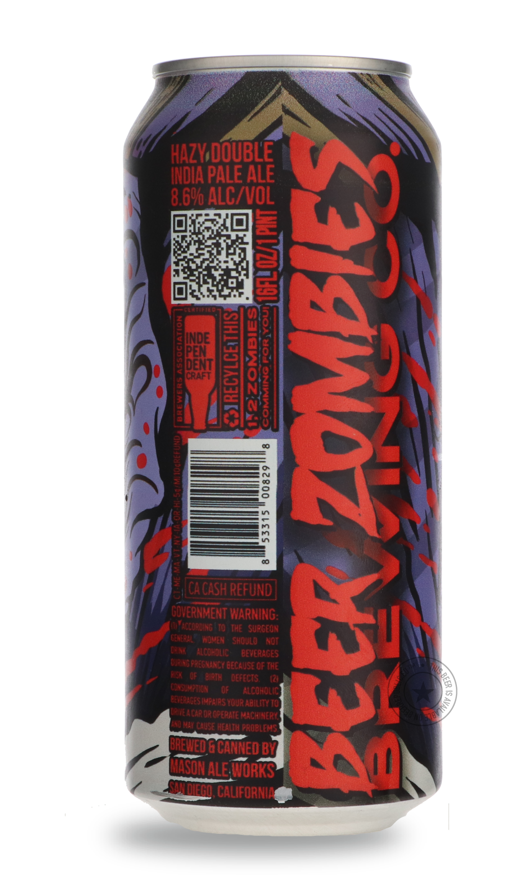 -Beer Zombies- A Nightmare On Haze Street-IPA- Only @ Beer Republic - The best online beer store for American & Canadian craft beer - Buy beer online from the USA and Canada - Bier online kopen - Amerikaans bier kopen - Craft beer store - Craft beer kopen - Amerikanisch bier kaufen - Bier online kaufen - Acheter biere online - IPA - Stout - Porter - New England IPA - Hazy IPA - Imperial Stout - Barrel Aged - Barrel Aged Imperial Stout - Brown - Dark beer - Blond - Blonde - Pilsner - Lager - Wheat - Weizen -