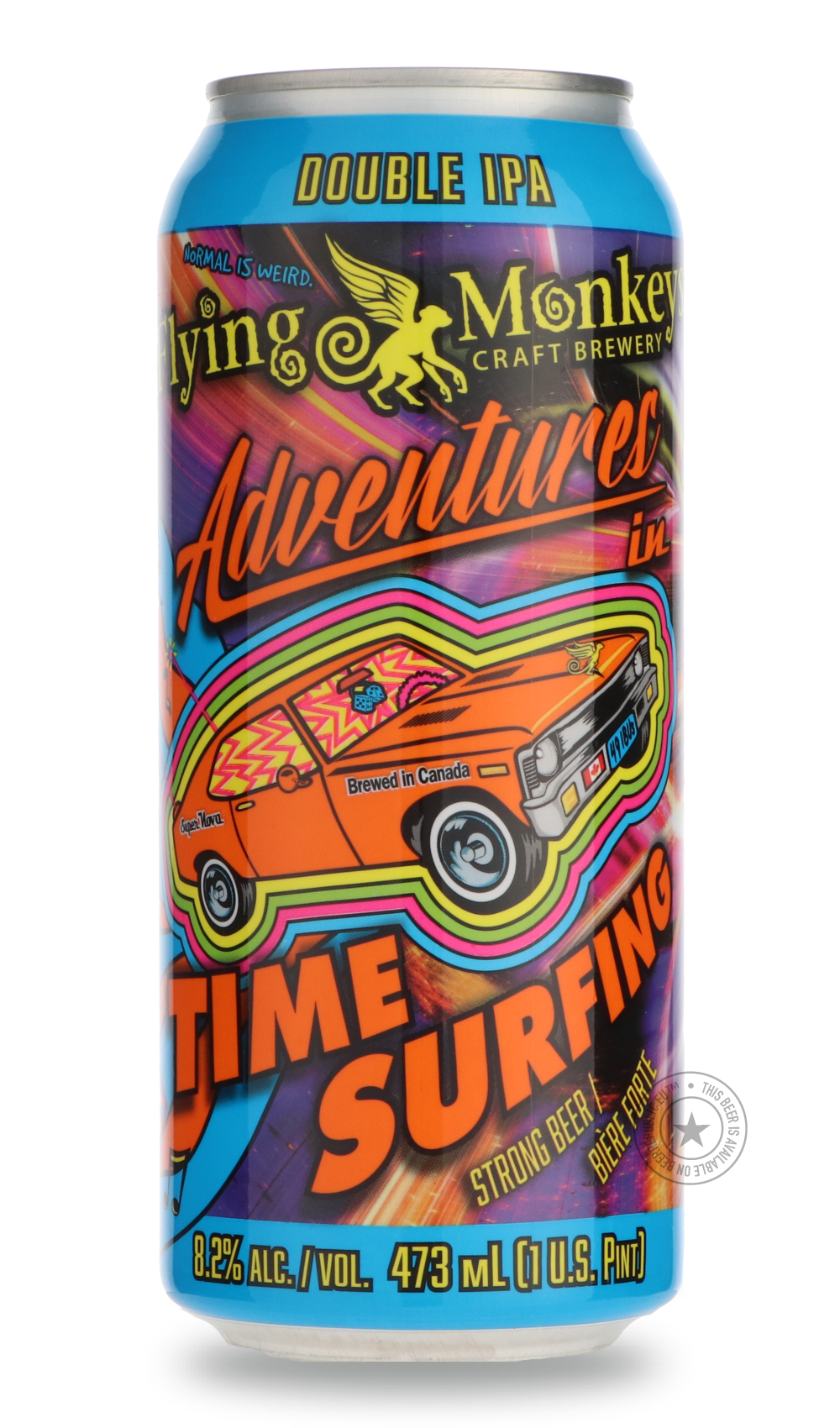-Flying Monkeys- Adventures In Time Surfing-IPA- Only @ Beer Republic - The best online beer store for American & Canadian craft beer - Buy beer online from the USA and Canada - Bier online kopen - Amerikaans bier kopen - Craft beer store - Craft beer kopen - Amerikanisch bier kaufen - Bier online kaufen - Acheter biere online - IPA - Stout - Porter - New England IPA - Hazy IPA - Imperial Stout - Barrel Aged - Barrel Aged Imperial Stout - Brown - Dark beer - Blond - Blonde - Pilsner - Lager - Wheat - Weizen