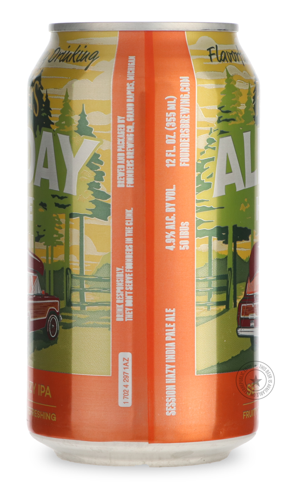 -Founders- All Day Haze-IPA- Only @ Beer Republic - The best online beer store for American & Canadian craft beer - Buy beer online from the USA and Canada - Bier online kopen - Amerikaans bier kopen - Craft beer store - Craft beer kopen - Amerikanisch bier kaufen - Bier online kaufen - Acheter biere online - IPA - Stout - Porter - New England IPA - Hazy IPA - Imperial Stout - Barrel Aged - Barrel Aged Imperial Stout - Brown - Dark beer - Blond - Blonde - Pilsner - Lager - Wheat - Weizen - Amber - Barley Wi