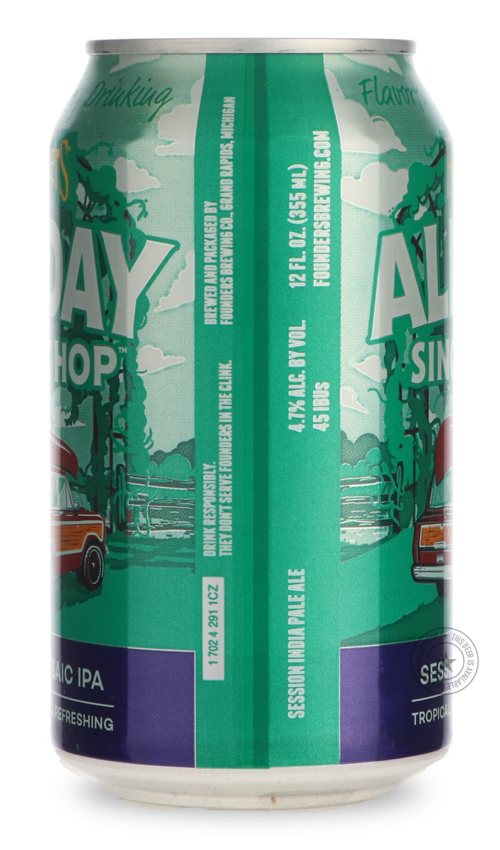 -Founders- All Day Single Hop Mosaic-IPA- Only @ Beer Republic - The best online beer store for American & Canadian craft beer - Buy beer online from the USA and Canada - Bier online kopen - Amerikaans bier kopen - Craft beer store - Craft beer kopen - Amerikanisch bier kaufen - Bier online kaufen - Acheter biere online - IPA - Stout - Porter - New England IPA - Hazy IPA - Imperial Stout - Barrel Aged - Barrel Aged Imperial Stout - Brown - Dark beer - Blond - Blonde - Pilsner - Lager - Wheat - Weizen - Ambe