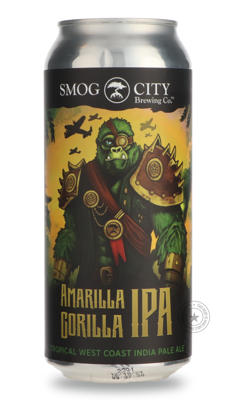 -Smog City- Amarilla Gorilla-IPA- Only @ Beer Republic - The best online beer store for American & Canadian craft beer - Buy beer online from the USA and Canada - Bier online kopen - Amerikaans bier kopen - Craft beer store - Craft beer kopen - Amerikanisch bier kaufen - Bier online kaufen - Acheter biere online - IPA - Stout - Porter - New England IPA - Hazy IPA - Imperial Stout - Barrel Aged - Barrel Aged Imperial Stout - Brown - Dark beer - Blond - Blonde - Pilsner - Lager - Wheat - Weizen - Amber - Barl