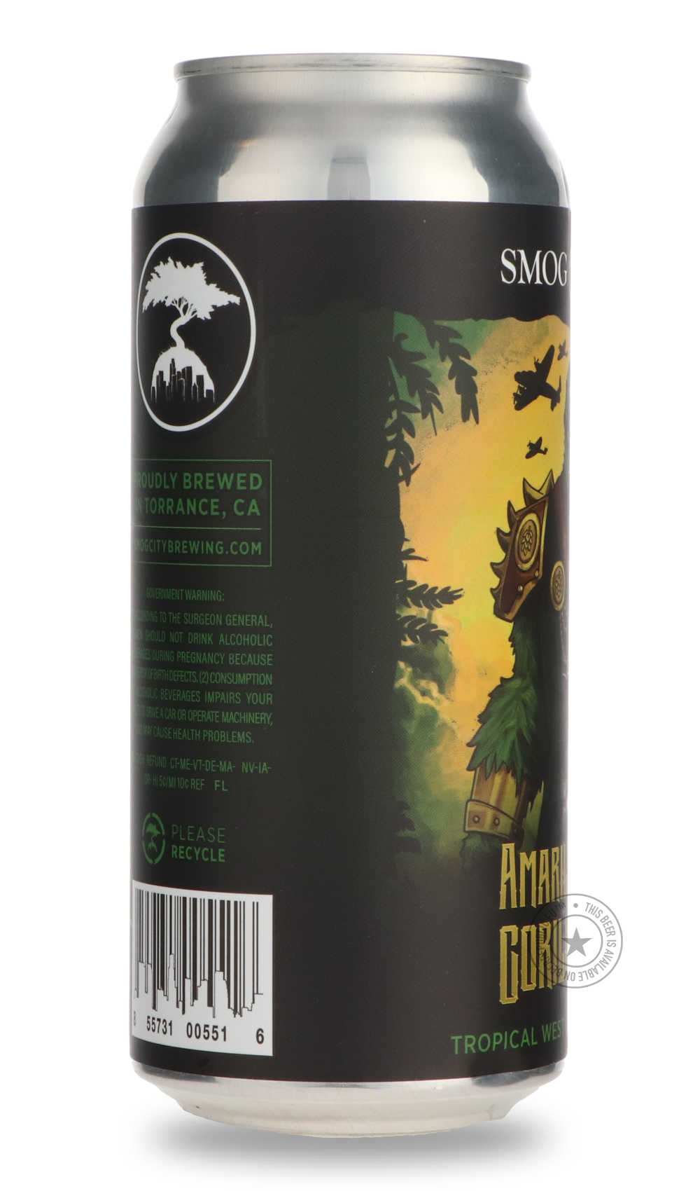 -Smog City- Amarilla Gorilla-IPA- Only @ Beer Republic - The best online beer store for American & Canadian craft beer - Buy beer online from the USA and Canada - Bier online kopen - Amerikaans bier kopen - Craft beer store - Craft beer kopen - Amerikanisch bier kaufen - Bier online kaufen - Acheter biere online - IPA - Stout - Porter - New England IPA - Hazy IPA - Imperial Stout - Barrel Aged - Barrel Aged Imperial Stout - Brown - Dark beer - Blond - Blonde - Pilsner - Lager - Wheat - Weizen - Amber - Barl