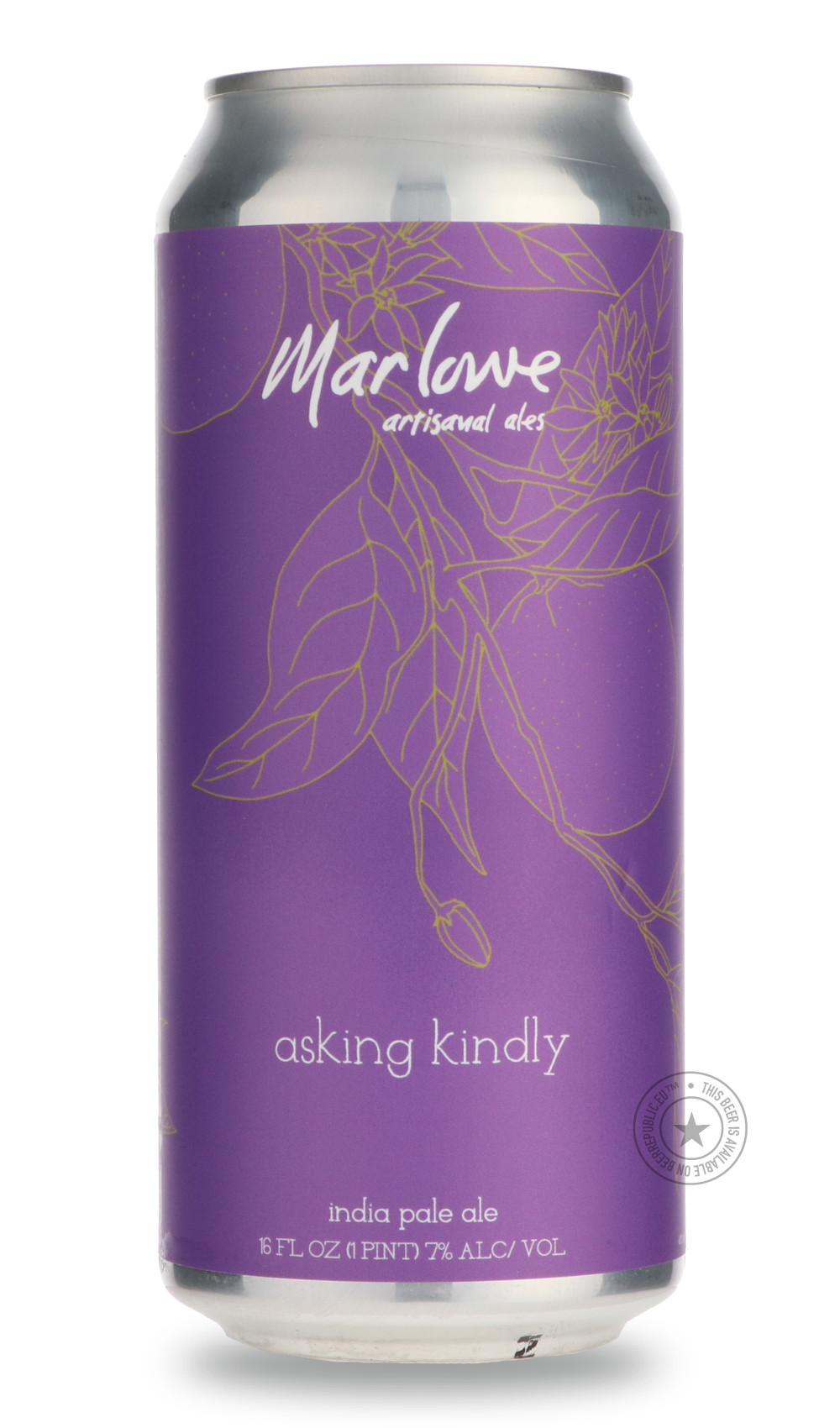-Marlowe- Asking Kindly Feat. Vista (Purple)-IPA- Only @ Beer Republic - The best online beer store for American & Canadian craft beer - Buy beer online from the USA and Canada - Bier online kopen - Amerikaans bier kopen - Craft beer store - Craft beer kopen - Amerikanisch bier kaufen - Bier online kaufen - Acheter biere online - IPA - Stout - Porter - New England IPA - Hazy IPA - Imperial Stout - Barrel Aged - Barrel Aged Imperial Stout - Brown - Dark beer - Blond - Blonde - Pilsner - Lager - Wheat - Weize