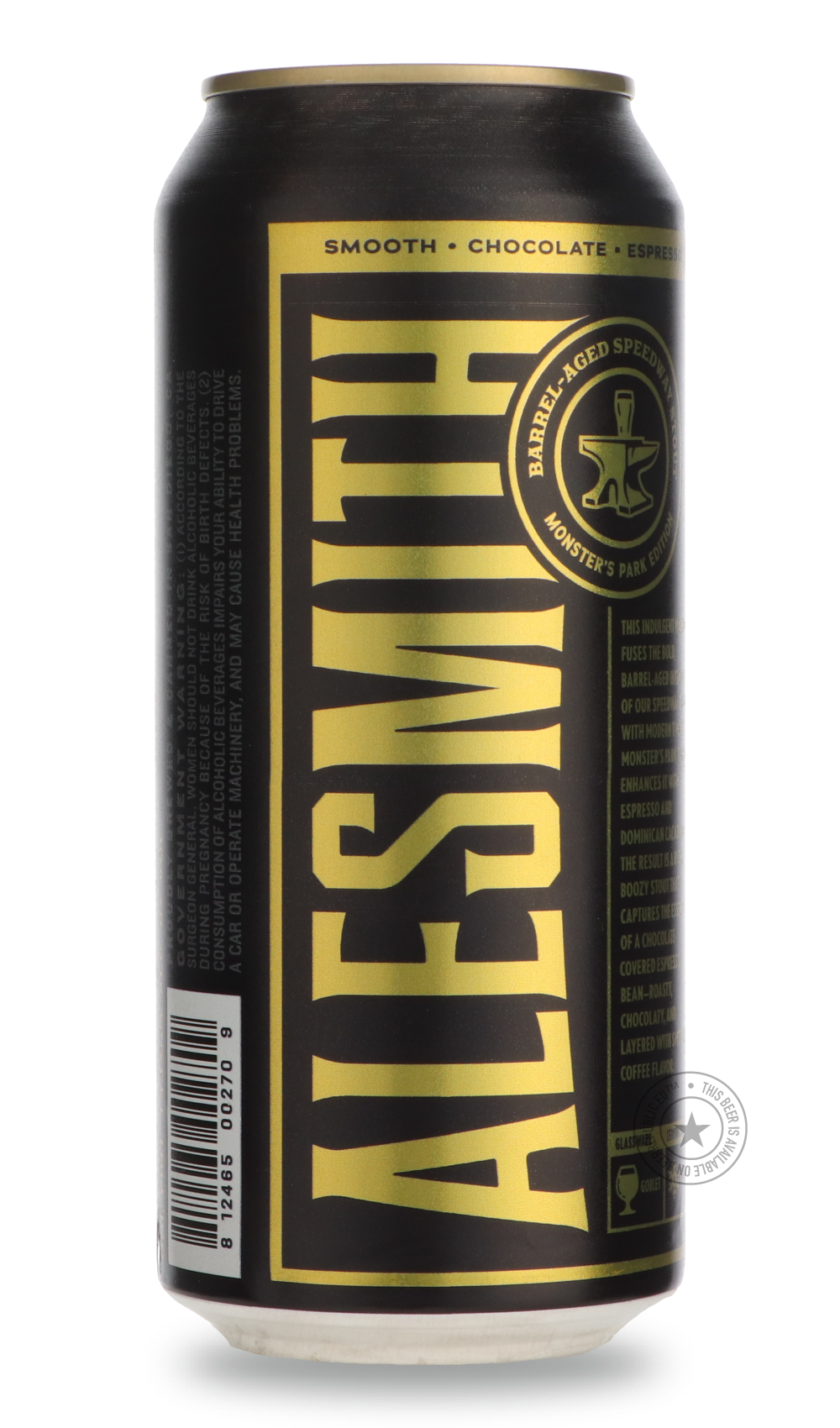 BA Speedway Stout: Monster's Park Chocolate Espresso Edition / Modern Times