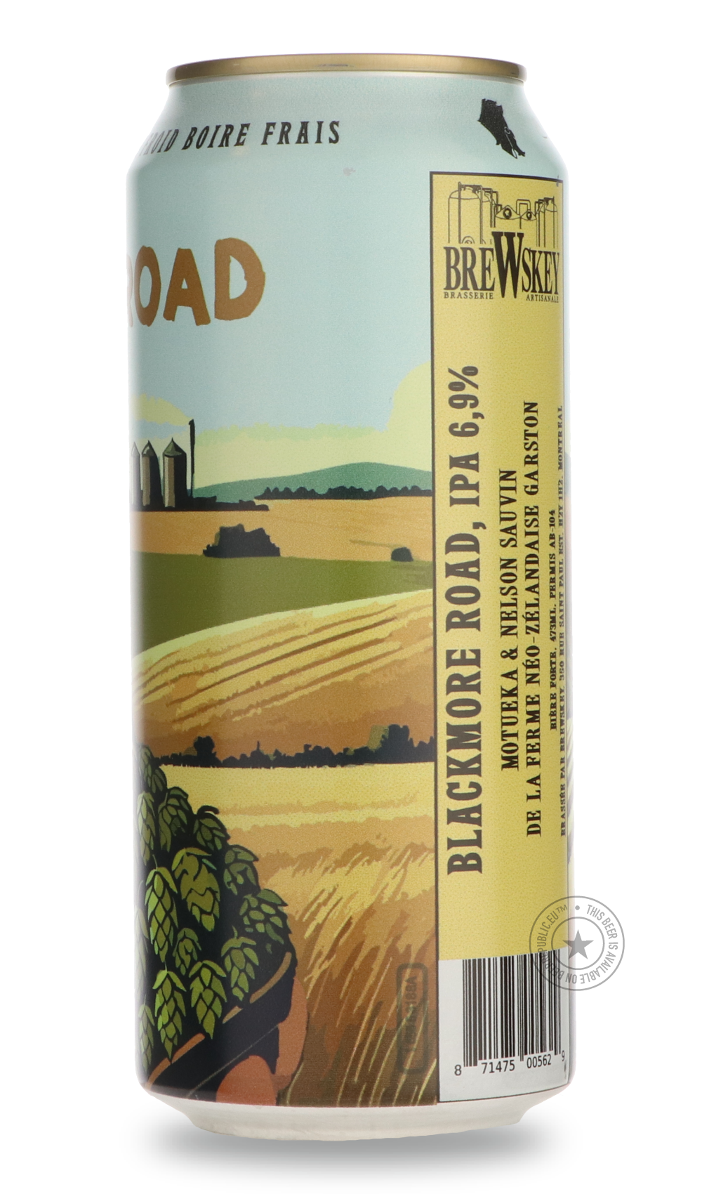 Brewskey- BLACKMORE ROAD-IPA- Only @ Beer Republic - The best online beer store for American & Canadian craft beer - Buy beer online from the USA and Canada - Bier online kopen - Amerikaans bier kopen - Craft beer store - Craft beer kopen - Amerikanisch bier kaufen - Bier online kaufen - Acheter biere online - IPA - Stout - Porter - New England IPA - Hazy IPA - Imperial Stout - Barrel Aged - Barrel Aged Imperial Stout - Brown - Dark beer - Blond - Blonde - Pilsner - Lager - Wheat - Weizen - Amber - Barley W