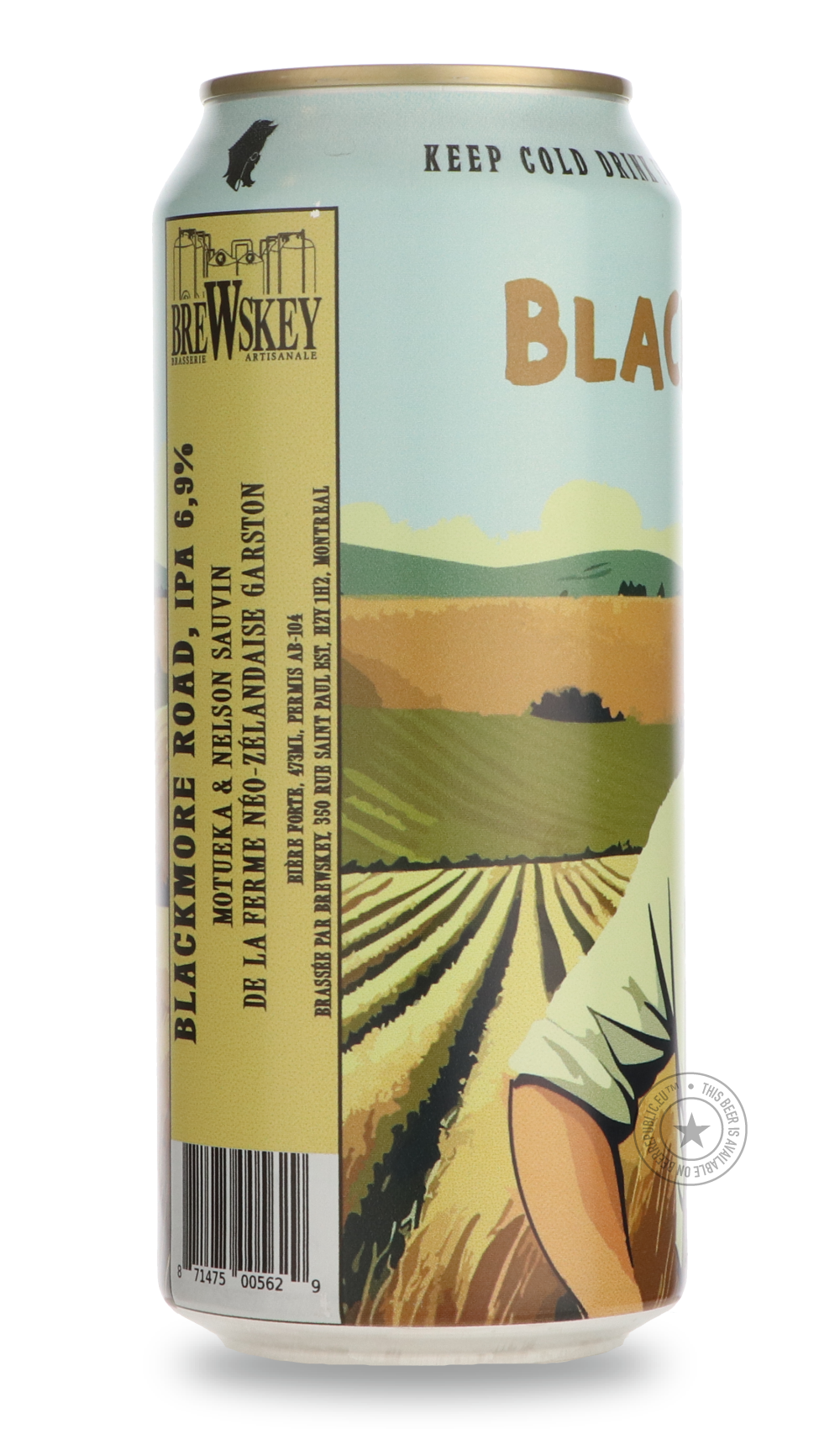 Brewskey- BLACKMORE ROAD-IPA- Only @ Beer Republic - The best online beer store for American & Canadian craft beer - Buy beer online from the USA and Canada - Bier online kopen - Amerikaans bier kopen - Craft beer store - Craft beer kopen - Amerikanisch bier kaufen - Bier online kaufen - Acheter biere online - IPA - Stout - Porter - New England IPA - Hazy IPA - Imperial Stout - Barrel Aged - Barrel Aged Imperial Stout - Brown - Dark beer - Blond - Blonde - Pilsner - Lager - Wheat - Weizen - Amber - Barley W
