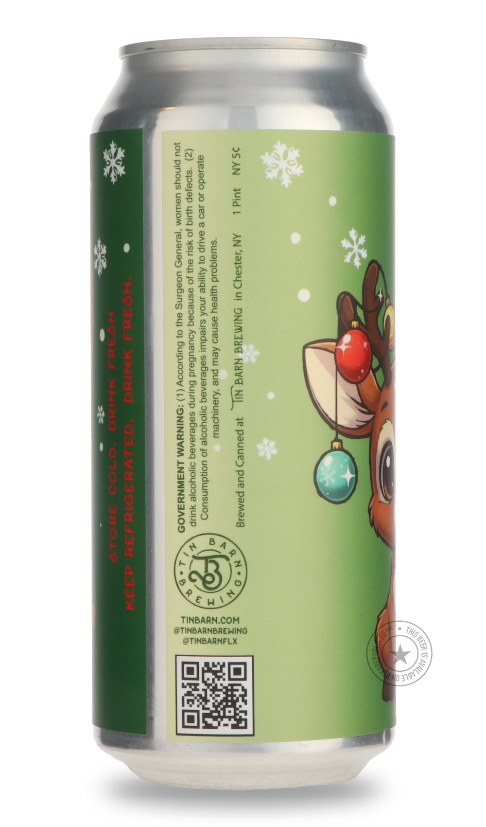 Tin Barn- Baby Reindeer-IPA- Only @ Beer Republic - The best online beer store for American & Canadian craft beer - Buy beer online from the USA and Canada - Bier online kopen - Amerikaans bier kopen - Craft beer store - Craft beer kopen - Amerikanisch bier kaufen - Bier online kaufen - Acheter biere online - IPA - Stout - Porter - New England IPA - Hazy IPA - Imperial Stout - Barrel Aged - Barrel Aged Imperial Stout - Brown - Dark beer - Blond - Blonde - Pilsner - Lager - Wheat - Weizen - Amber - Barley Wi